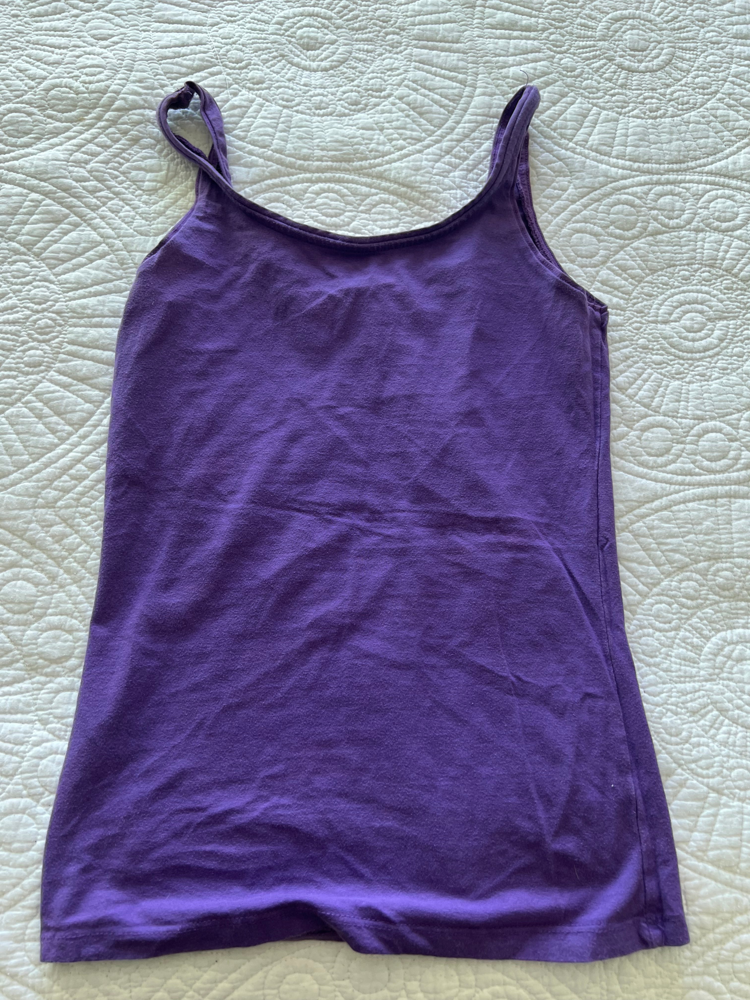 Purple vest top