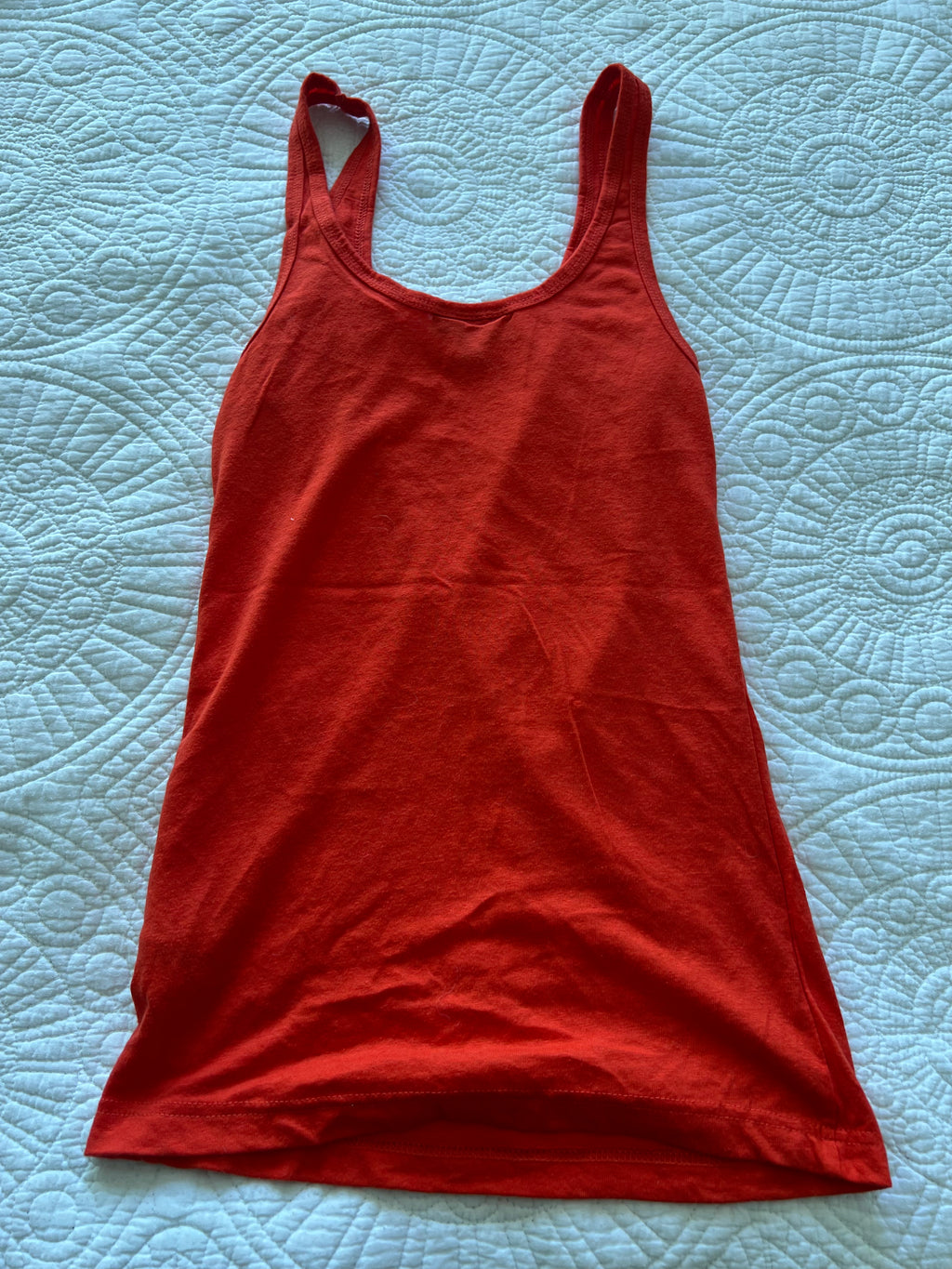 Red vest top
