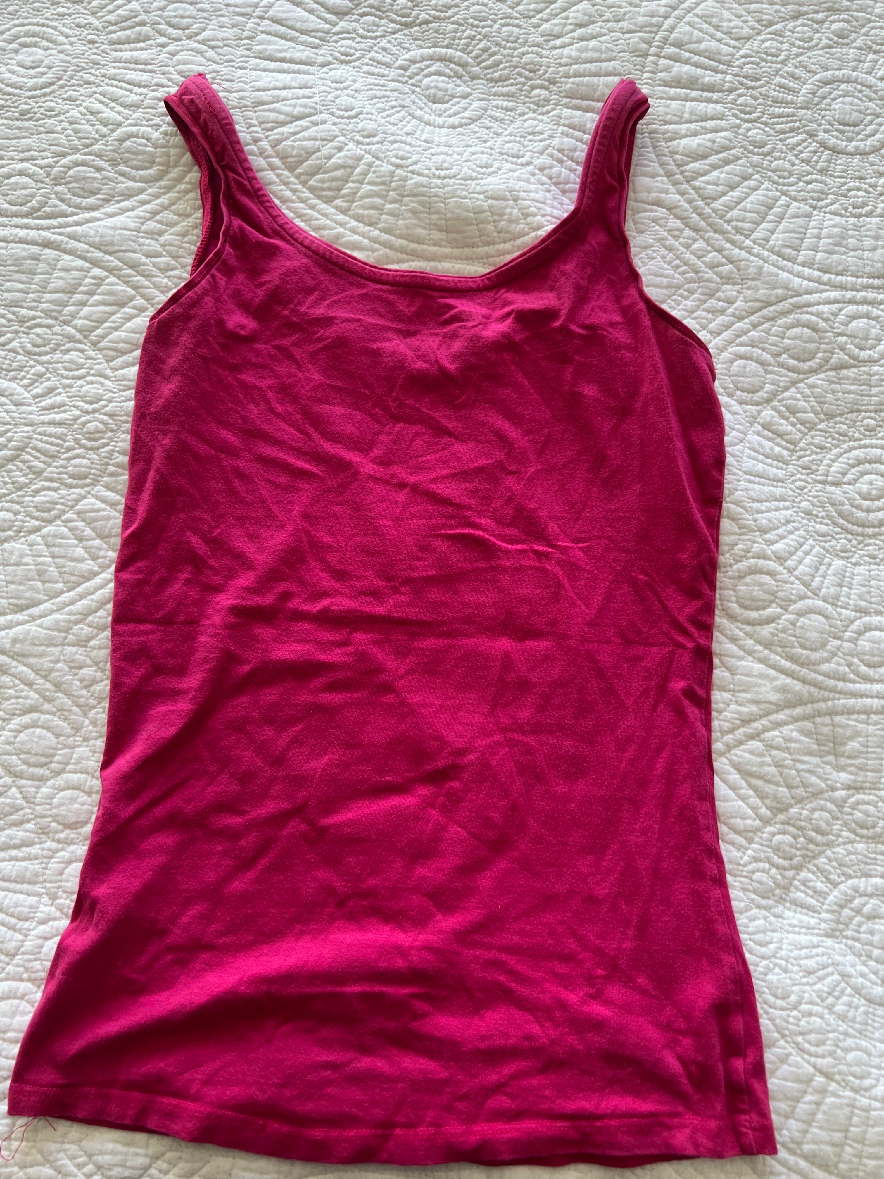 Pink vest top