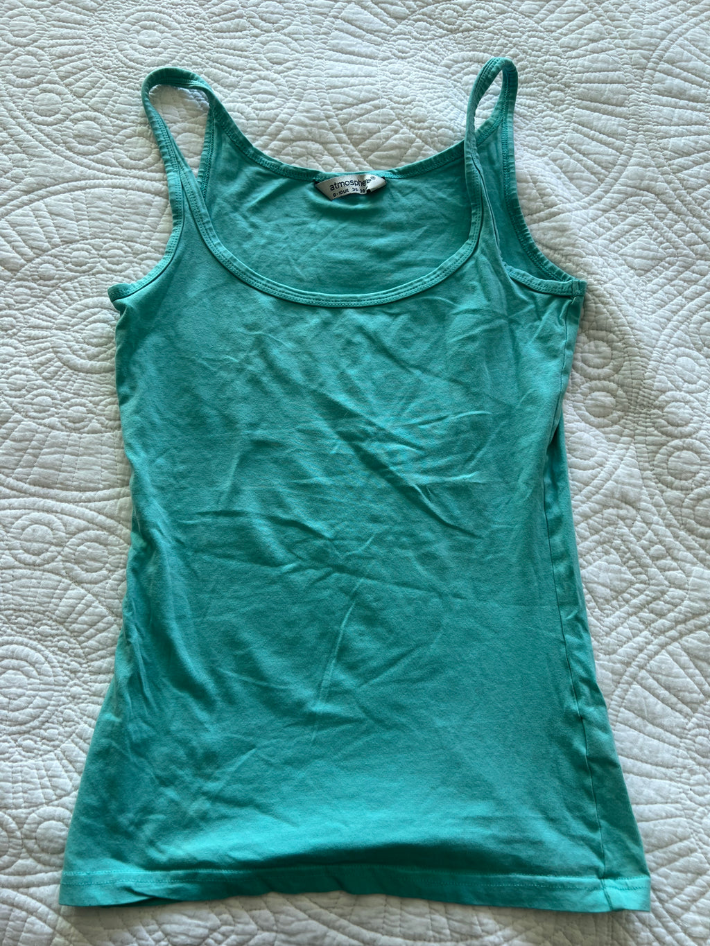 Blue vest top