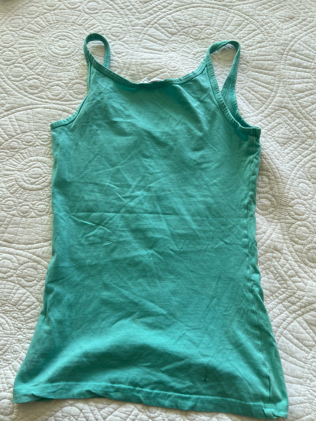 Blue vest top