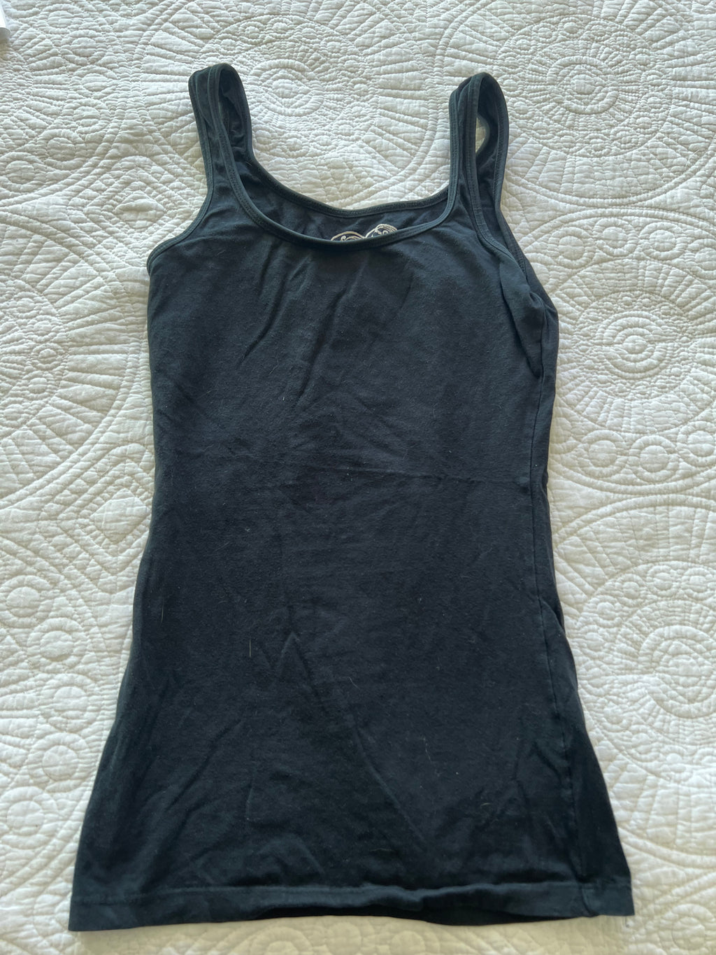 Black vest top