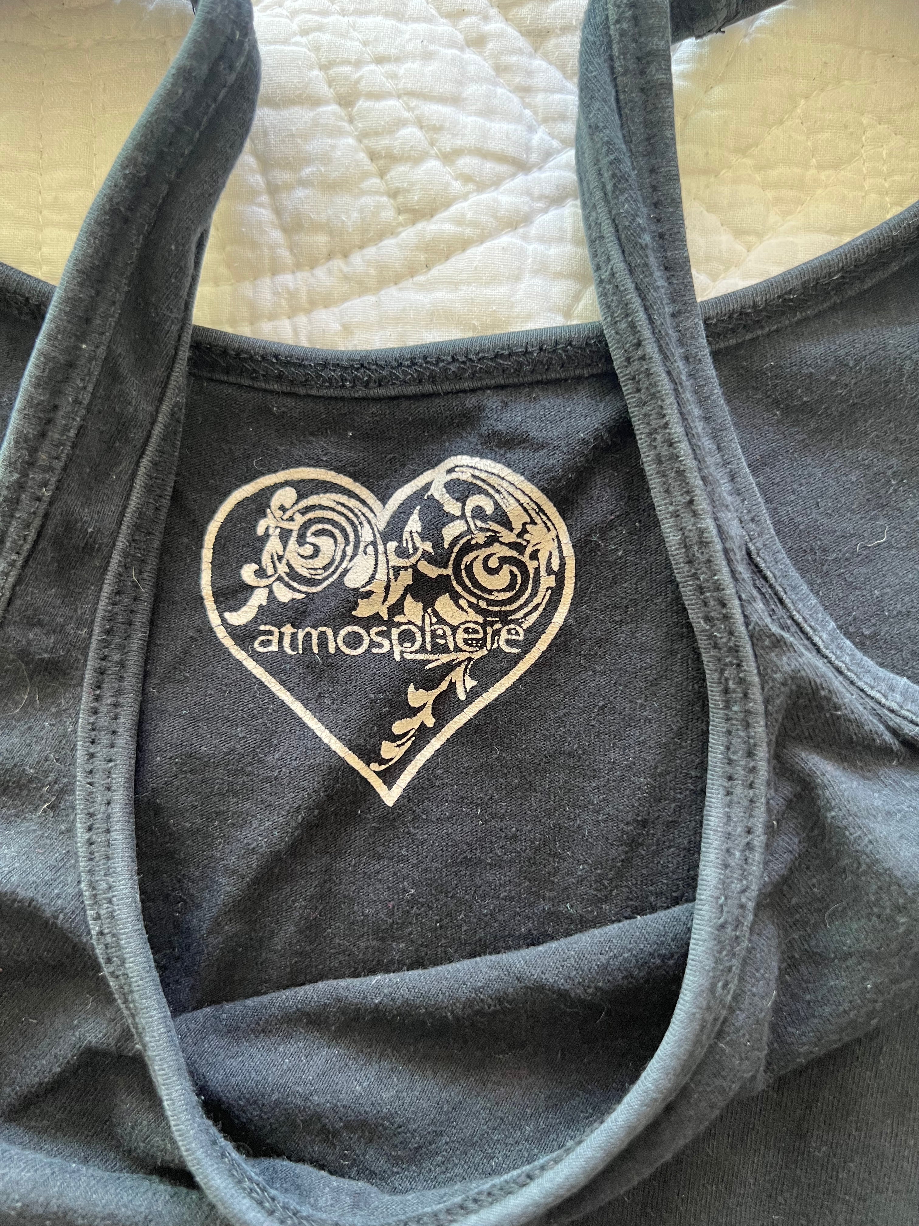 Black vest top
