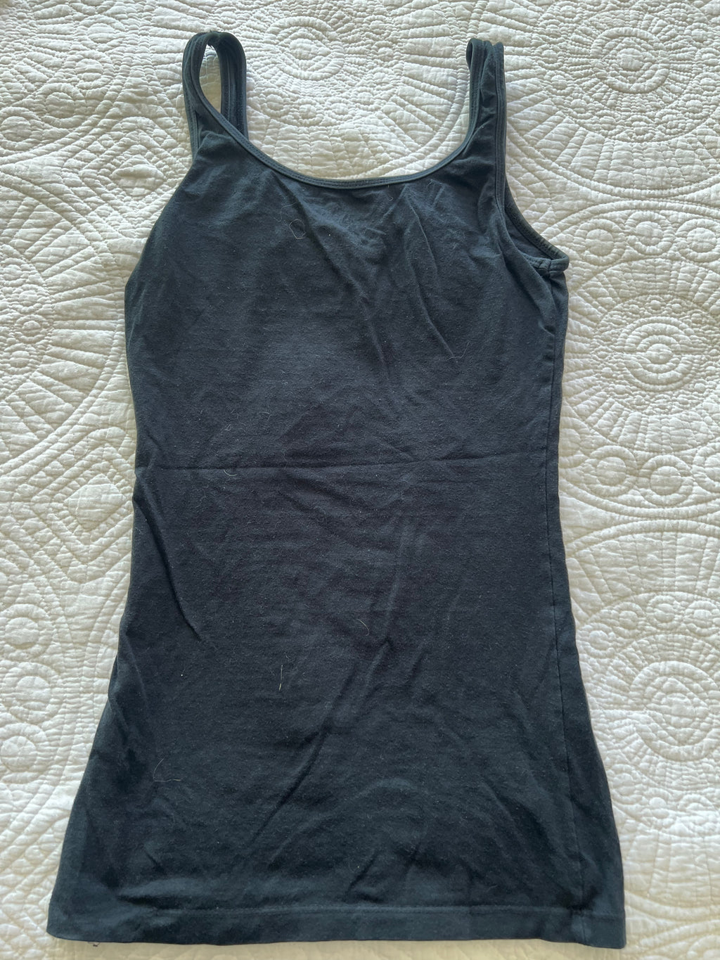 Black vest top