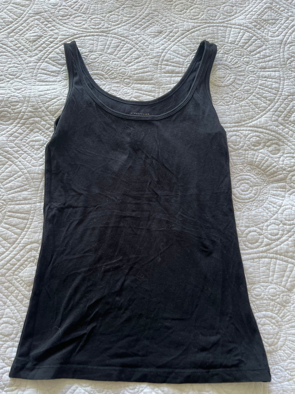 Black vest top