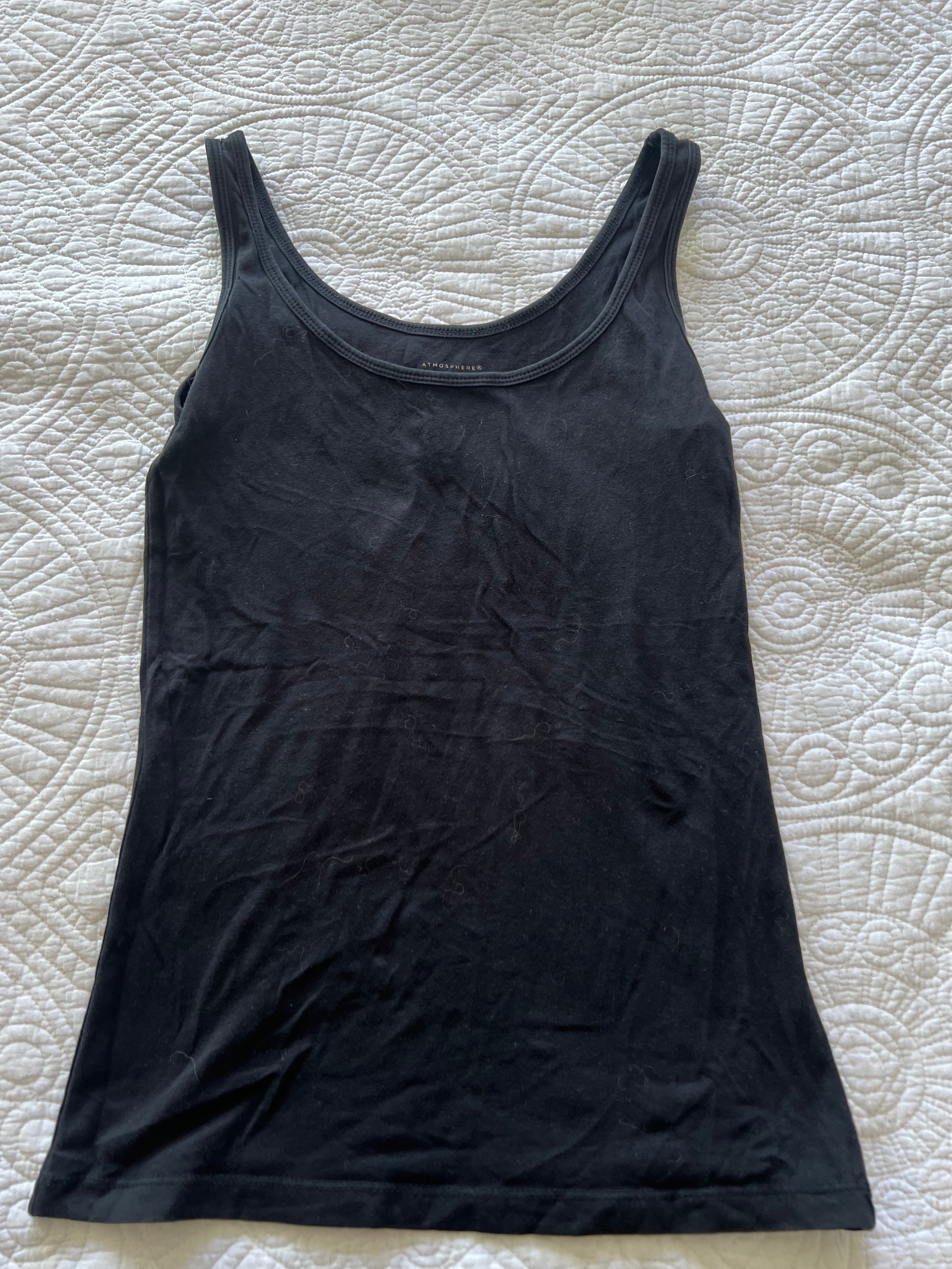 Black vest top
