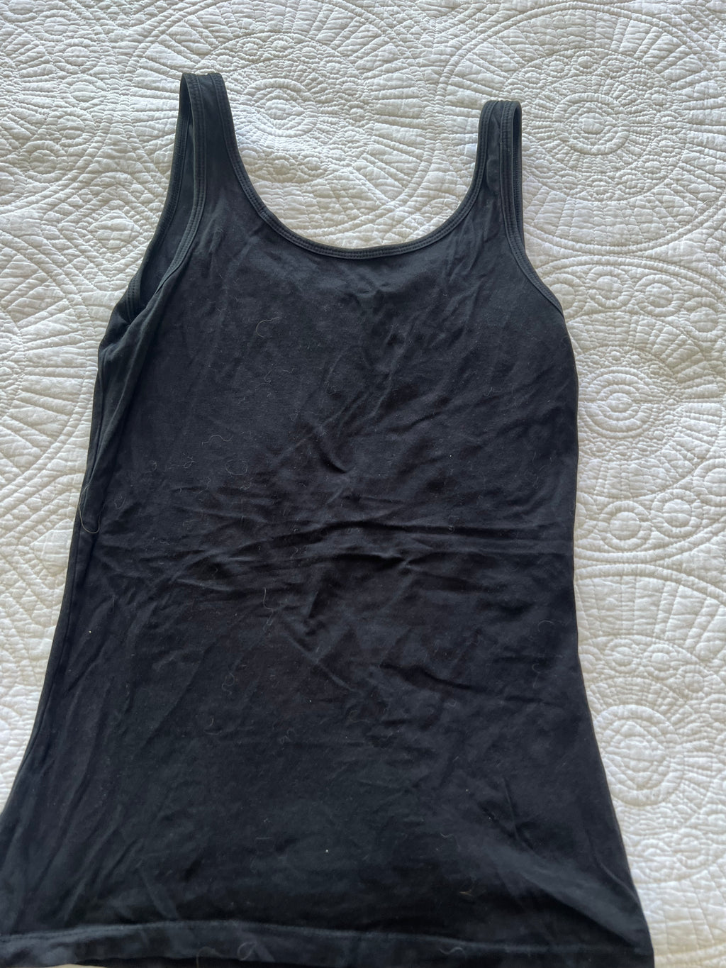 Black vest top