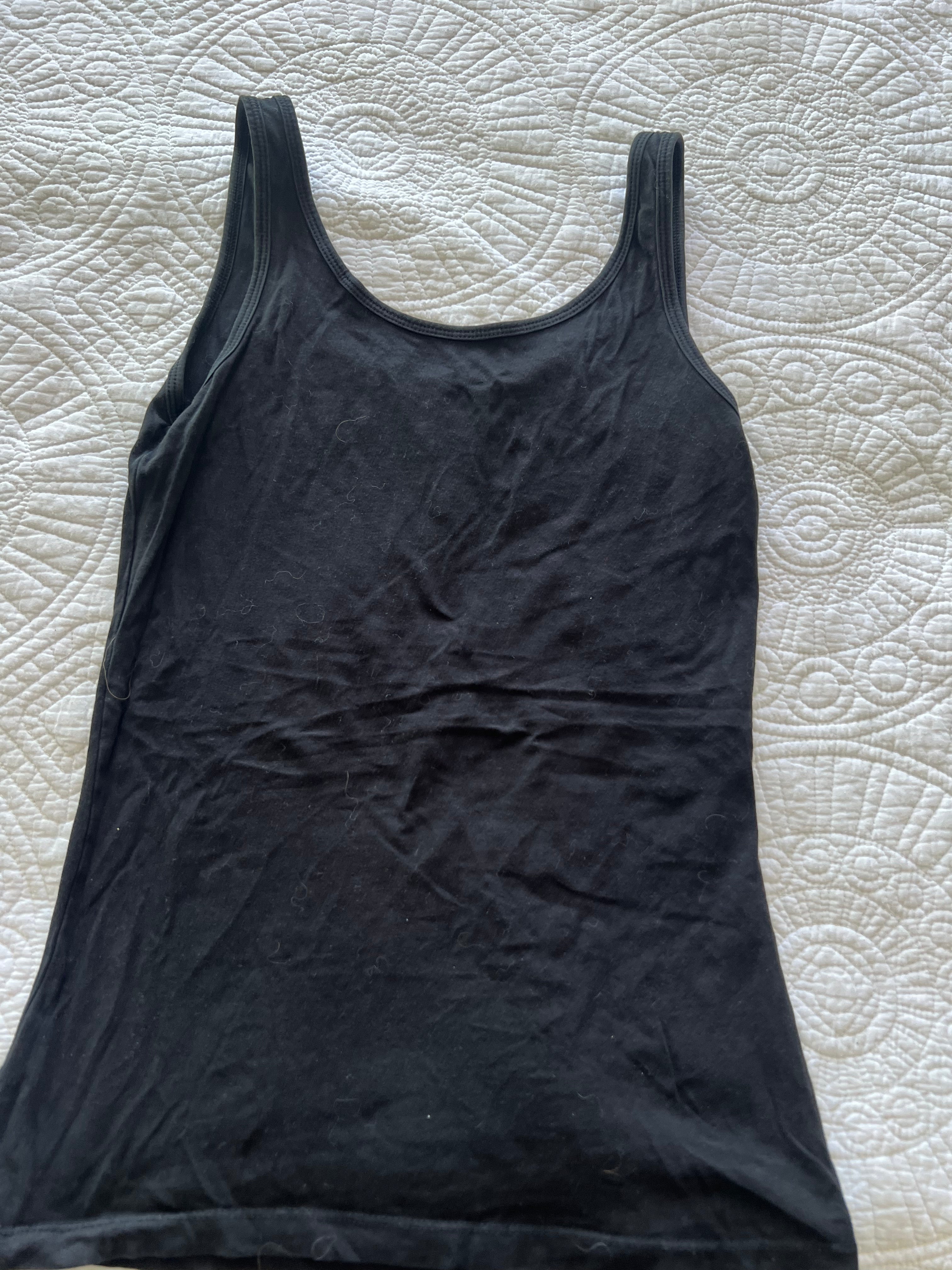 Black vest top