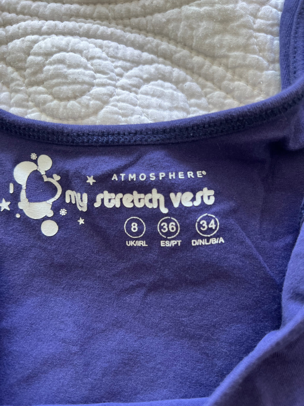 Purple vest top