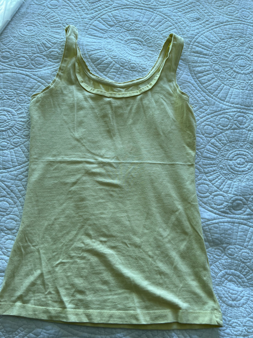 Yellow vest top