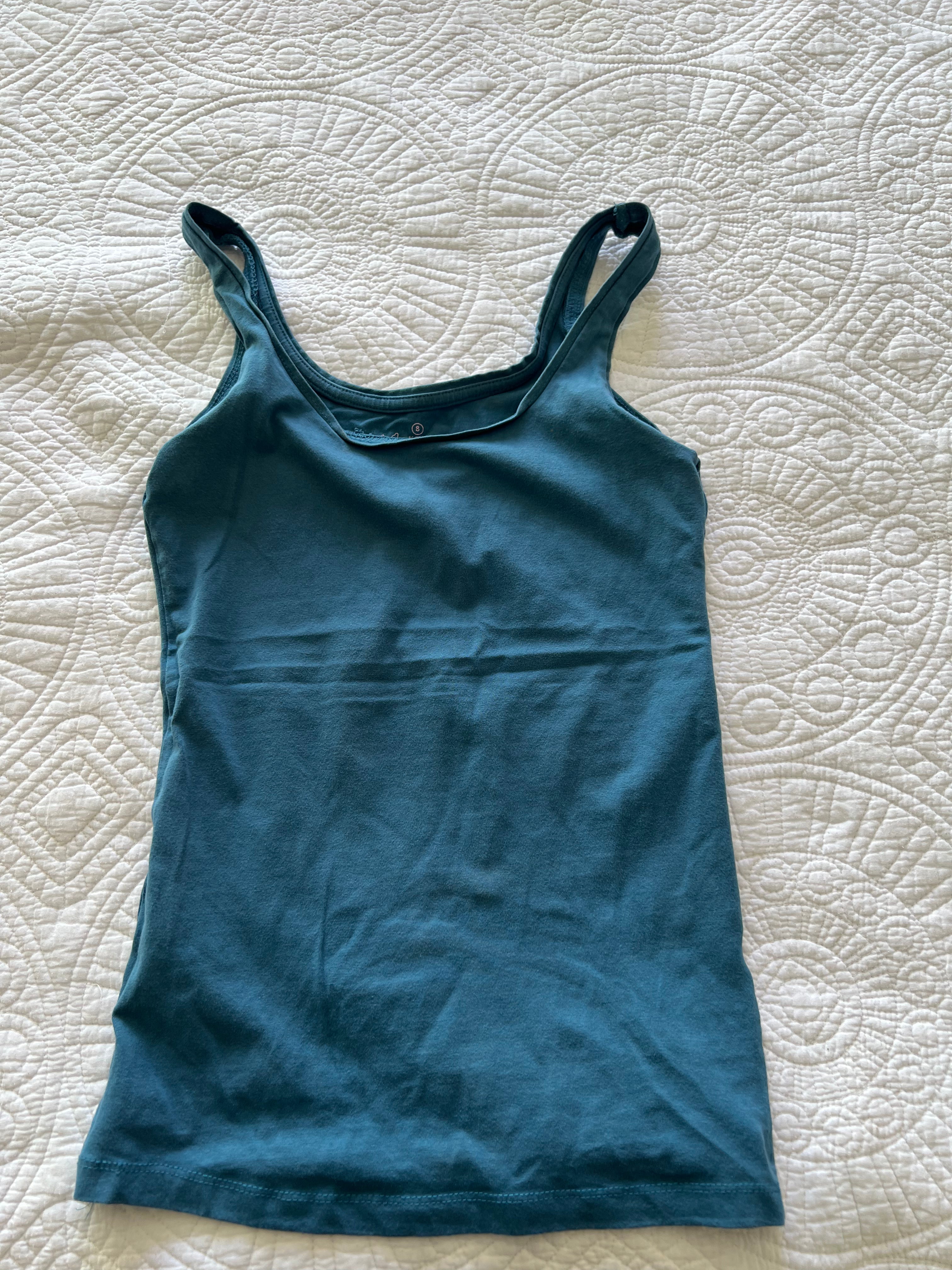 Blue vest top