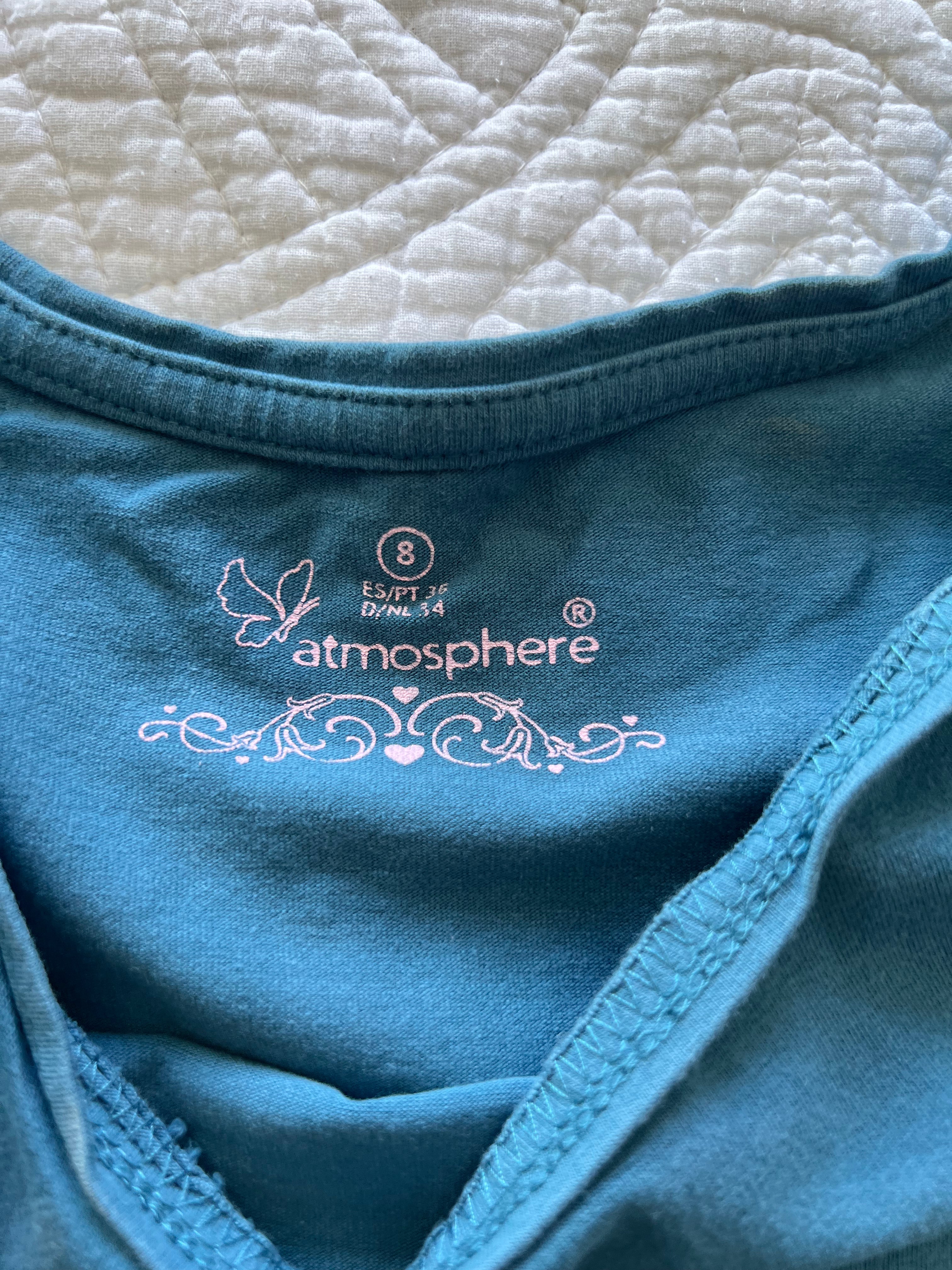 Blue vest top