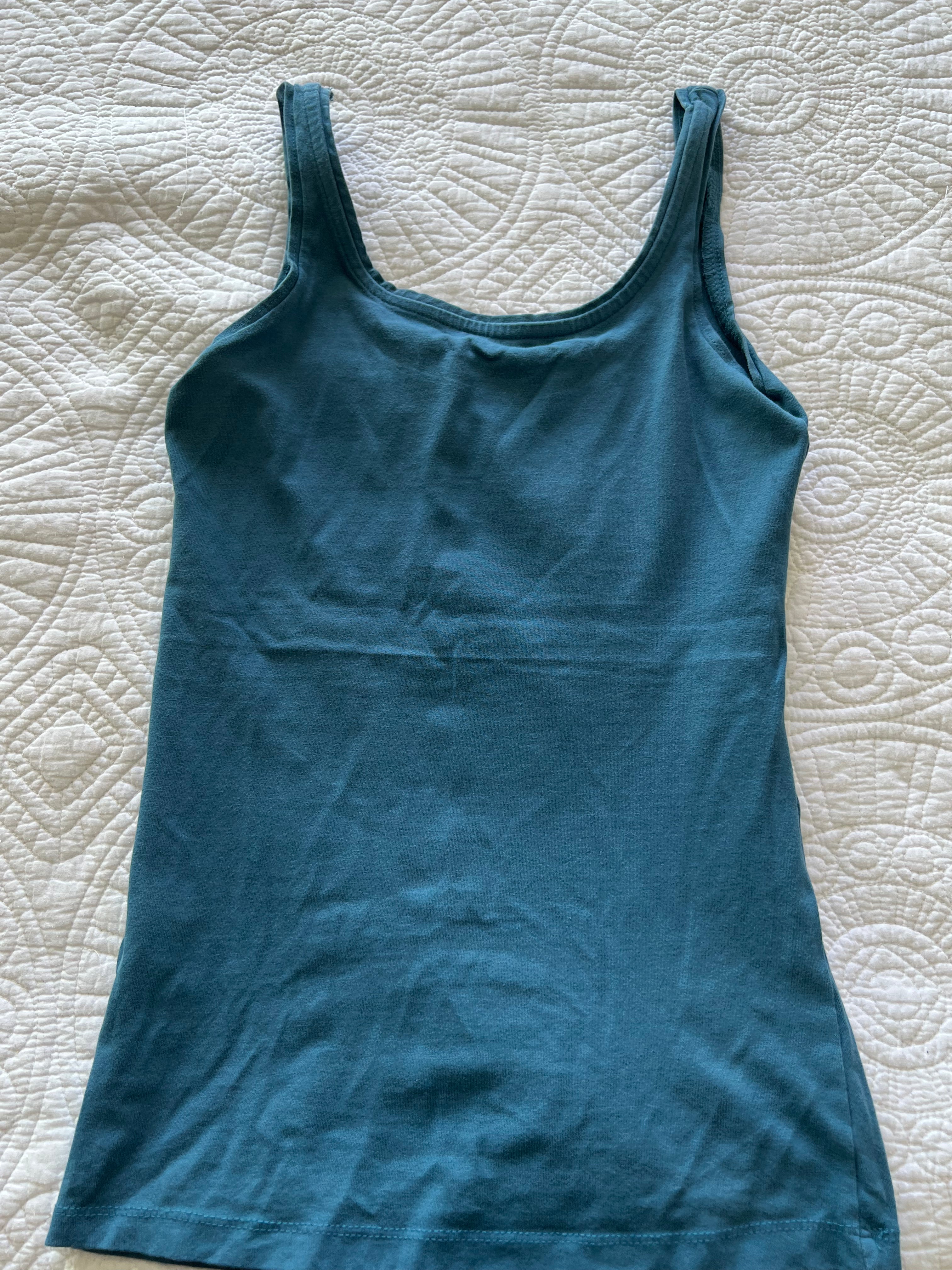 Blue vest top