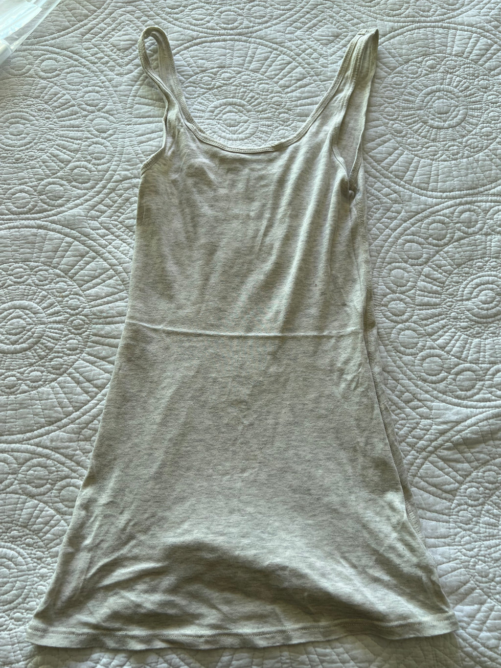 Cream vest top