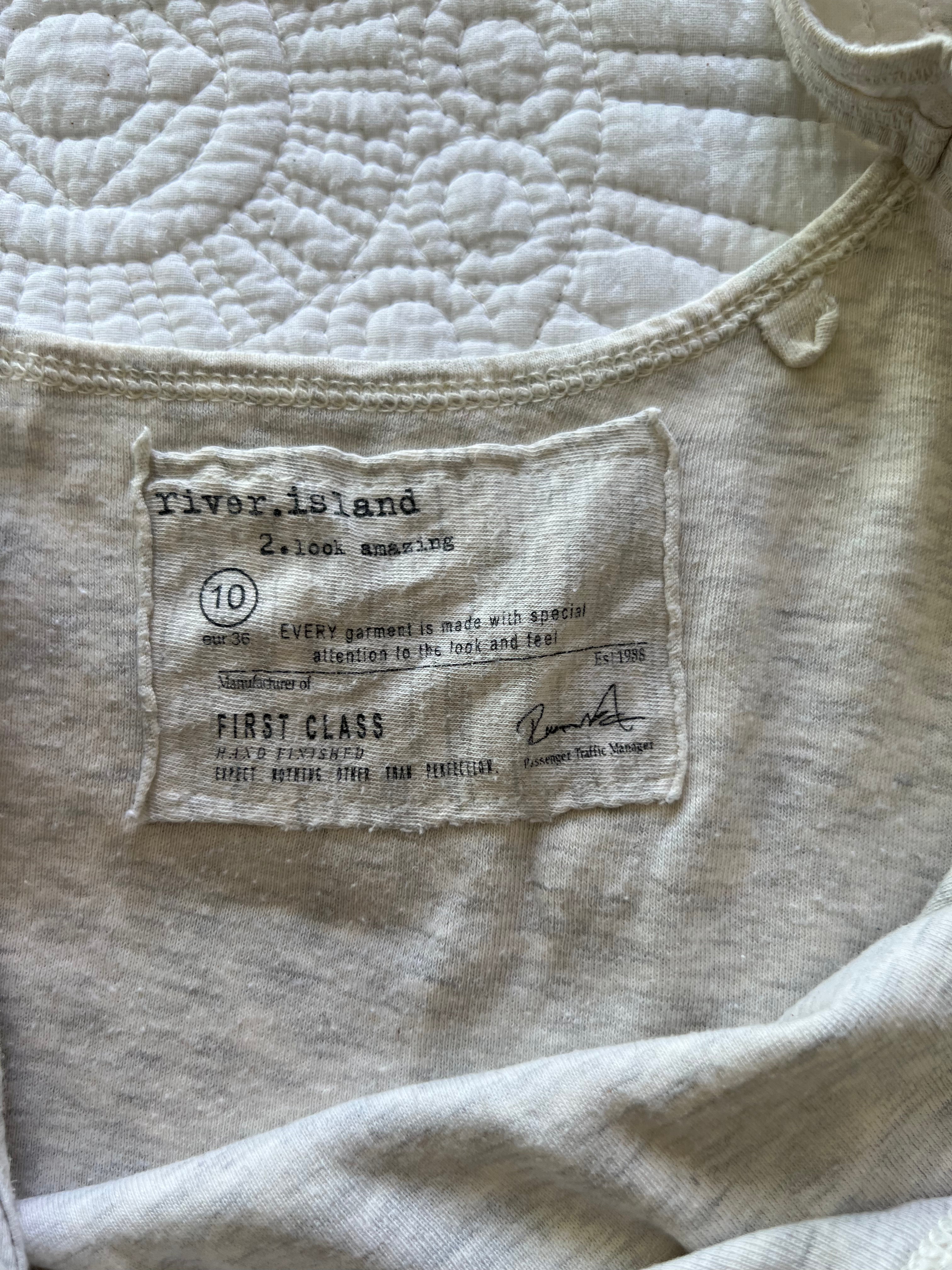 Cream vest top
