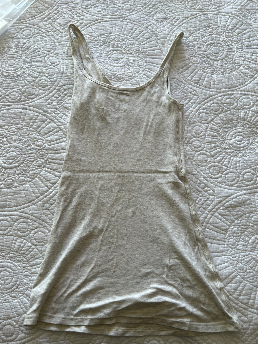 Cream vest top
