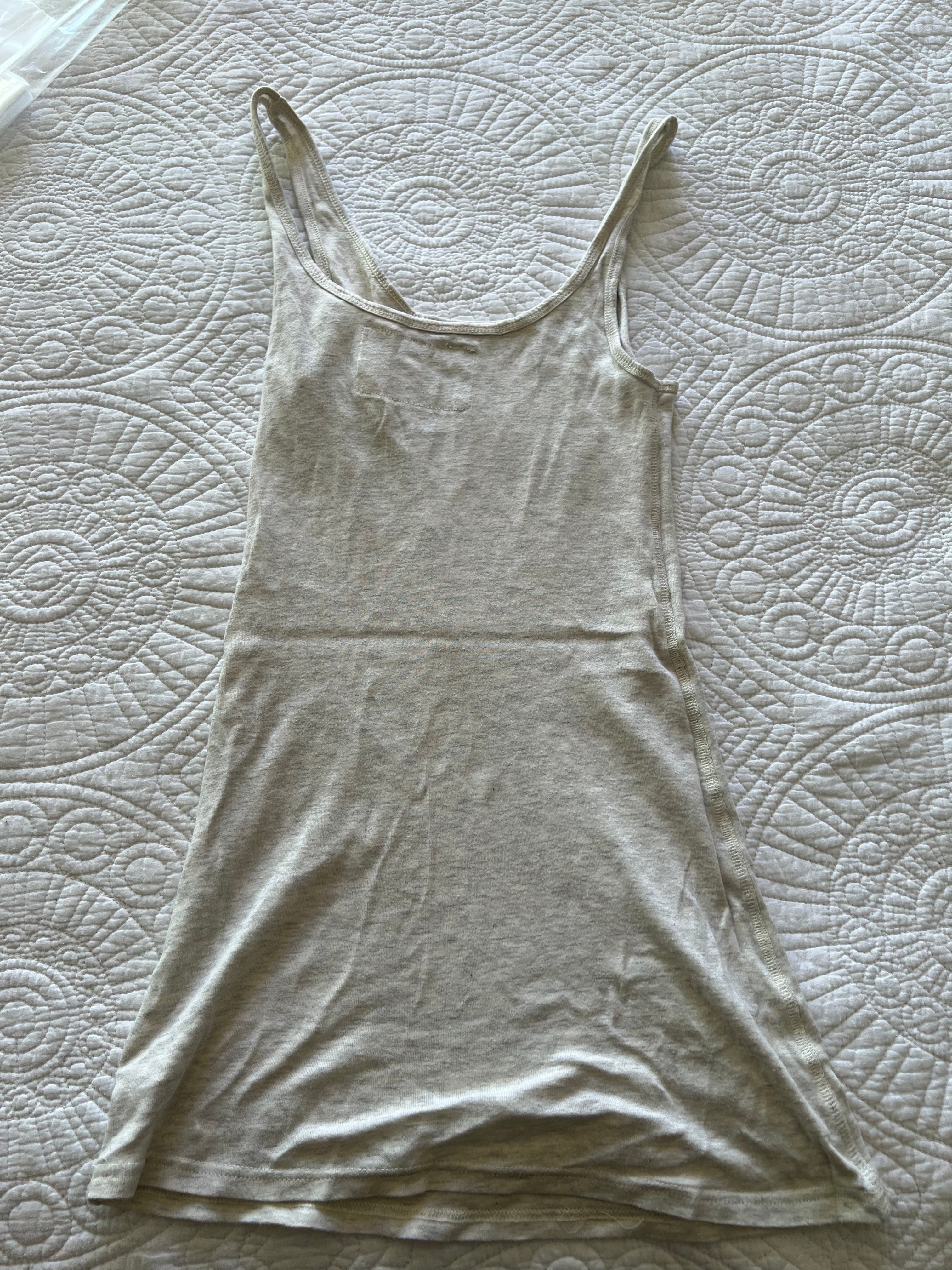 Cream vest top