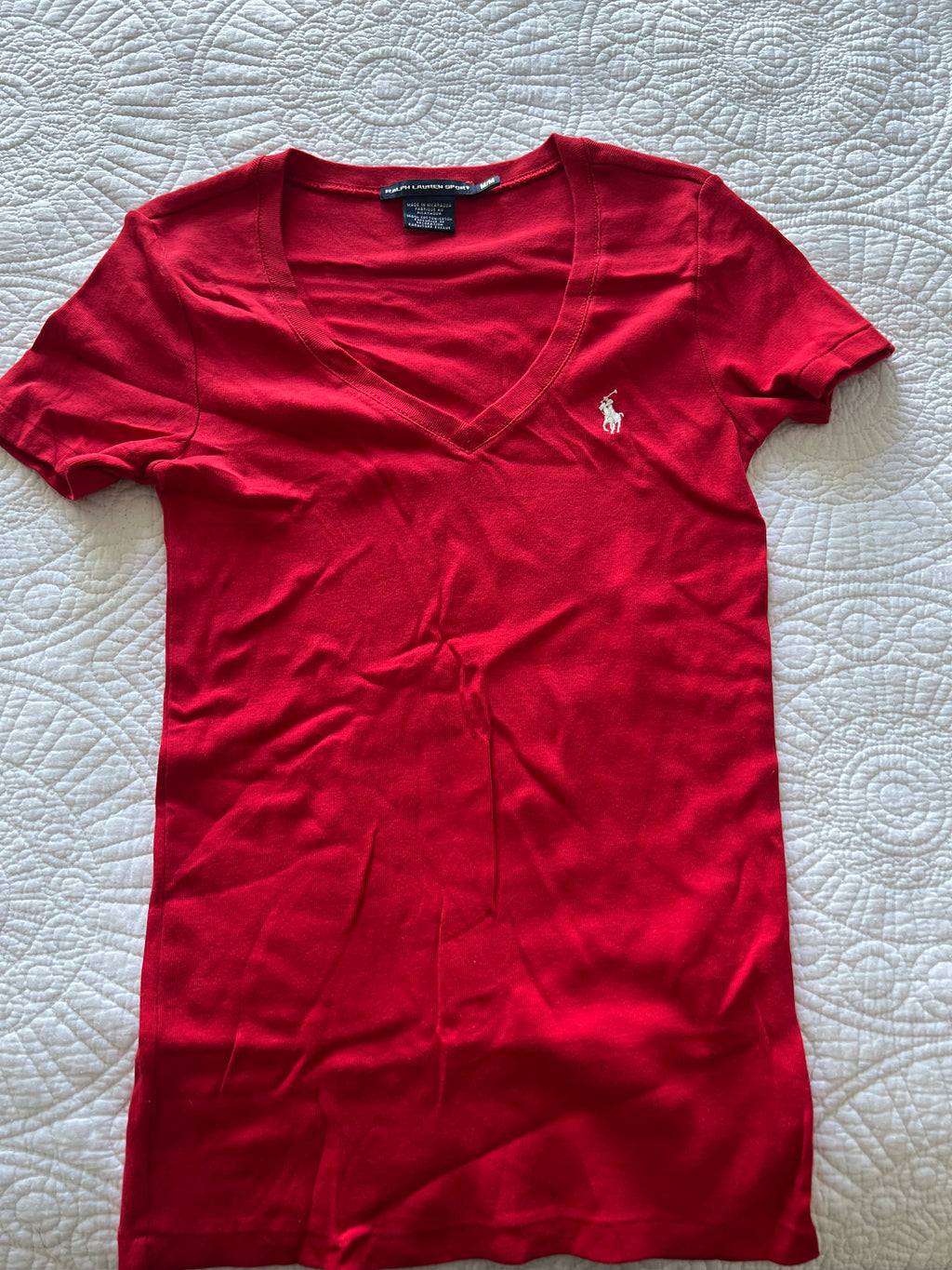 Red Ralph Lauren top