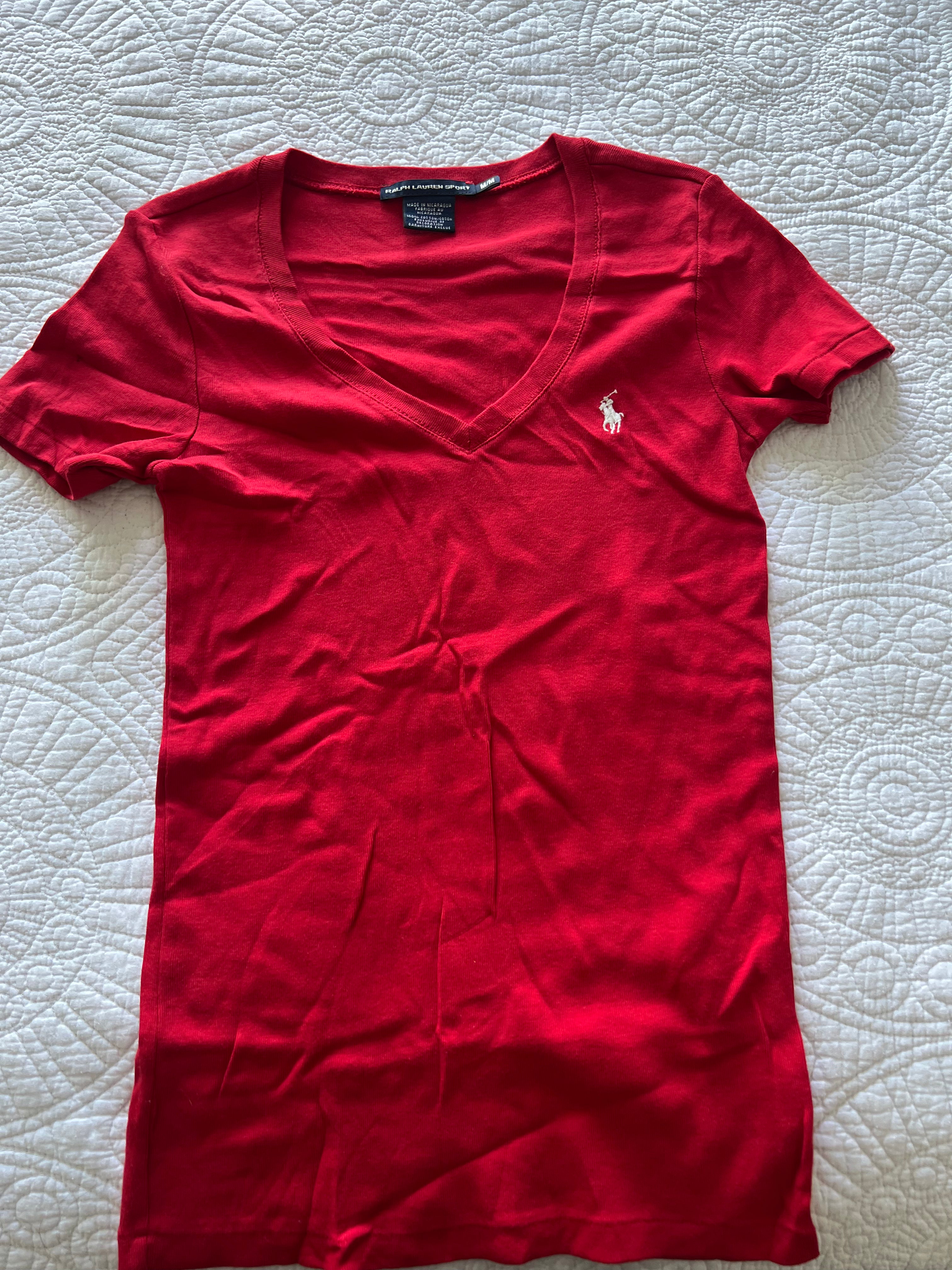 Red Ralph Lauren top