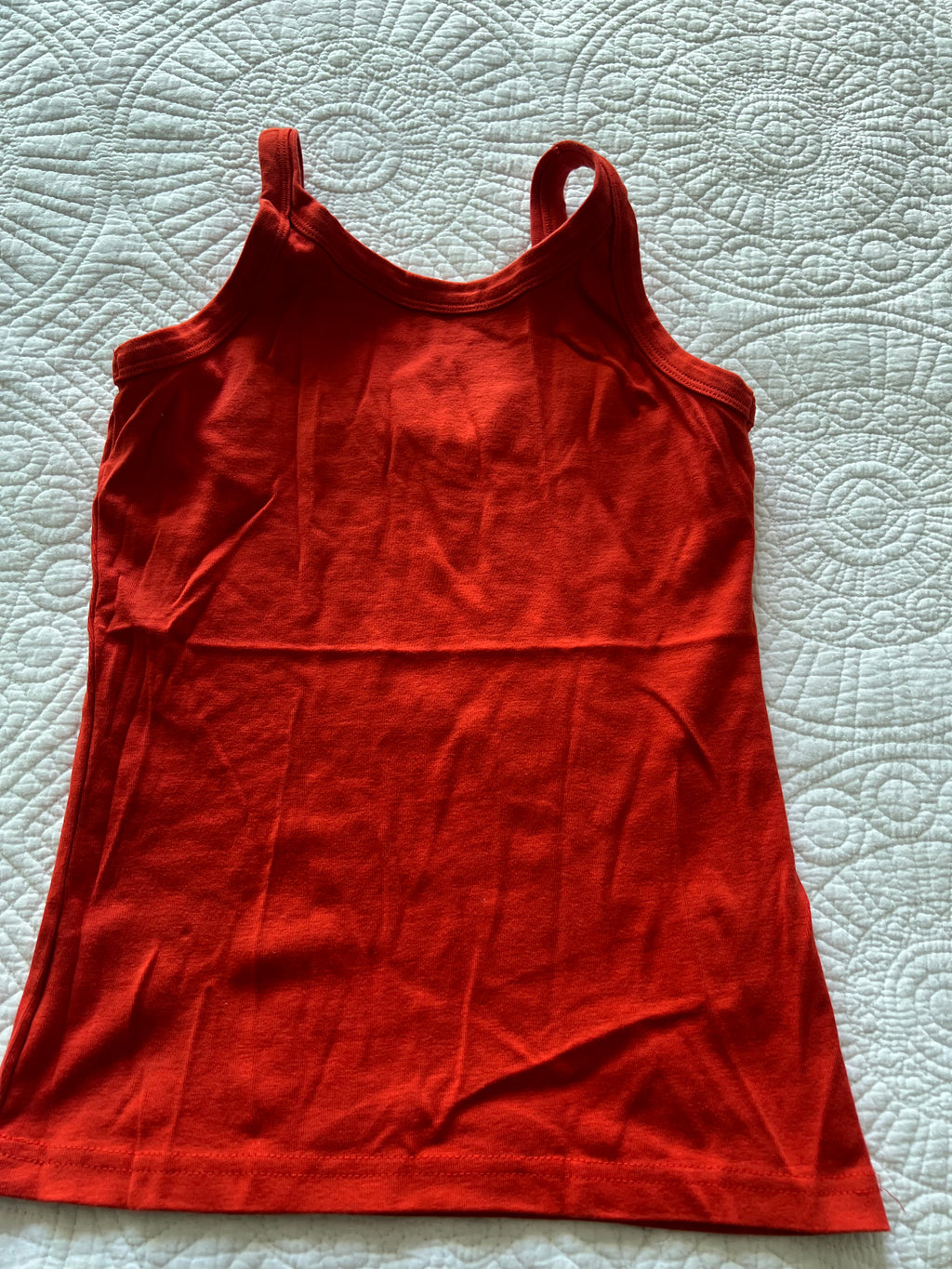 Red vest top
