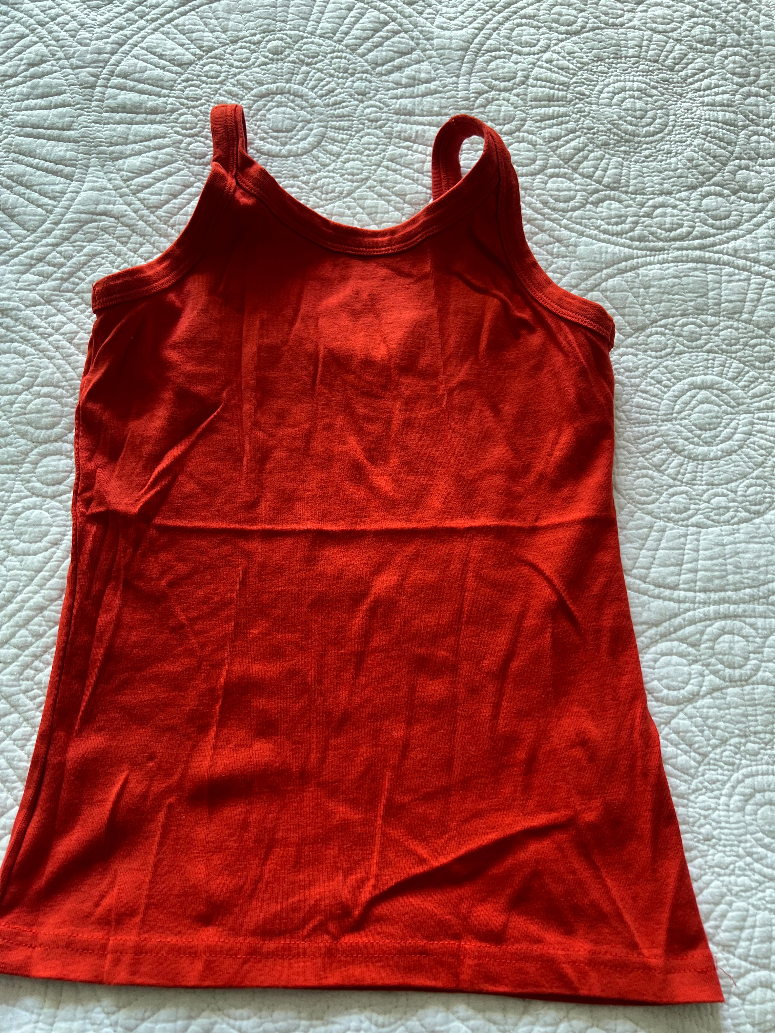 Red vest top
