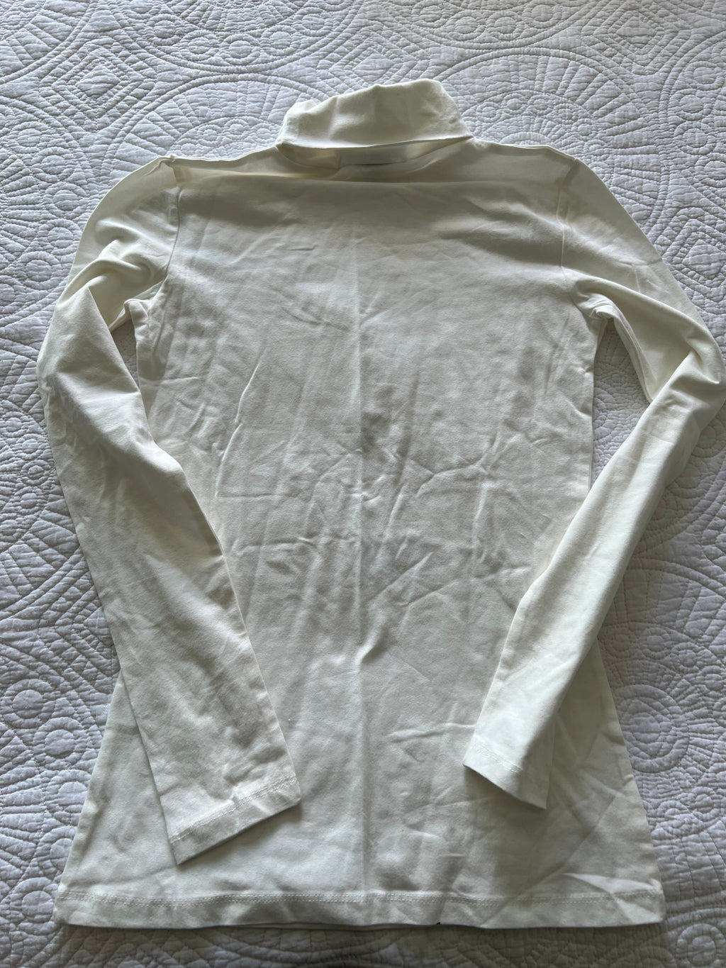 White turtle neck