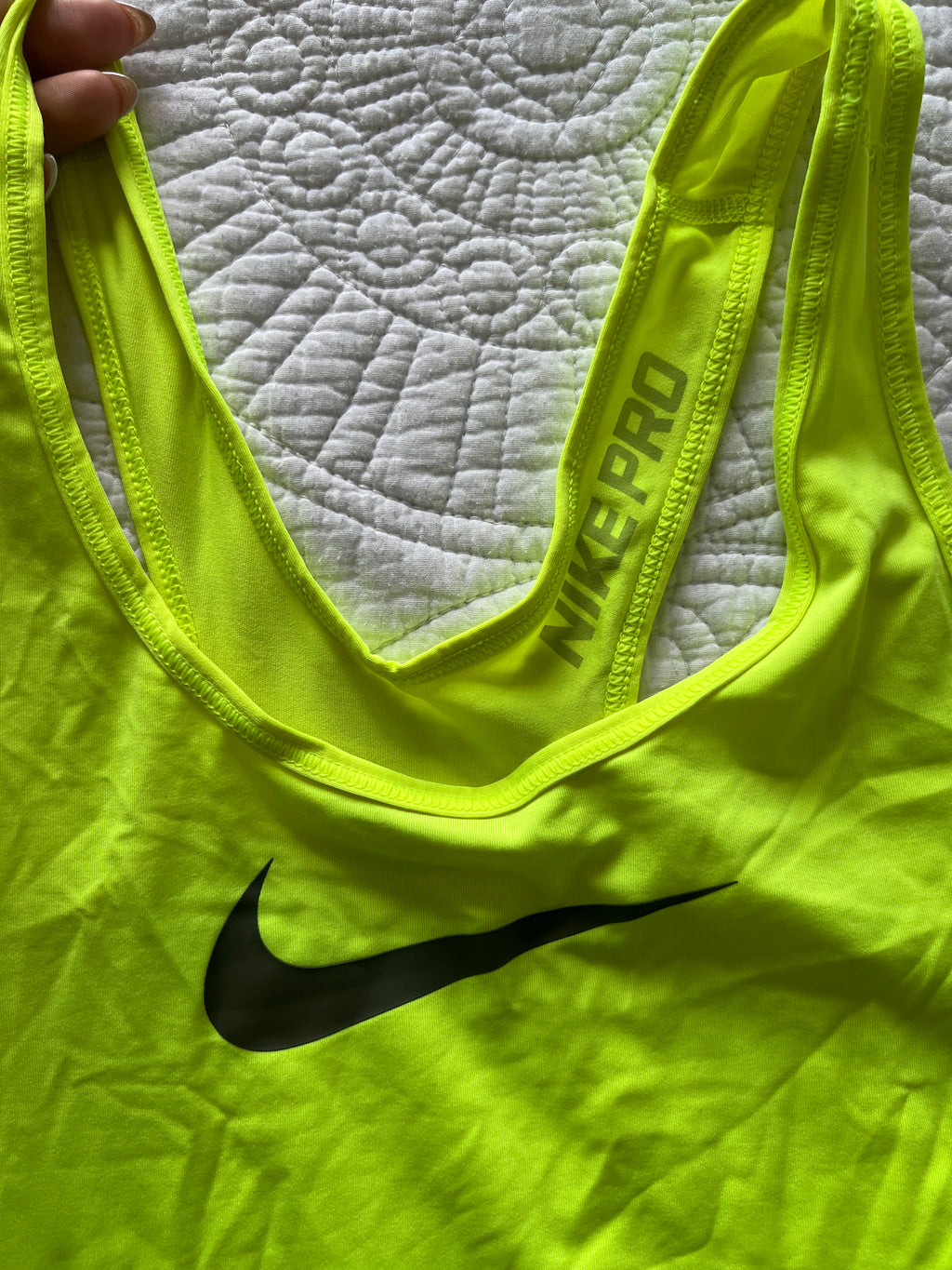 Nike neon top