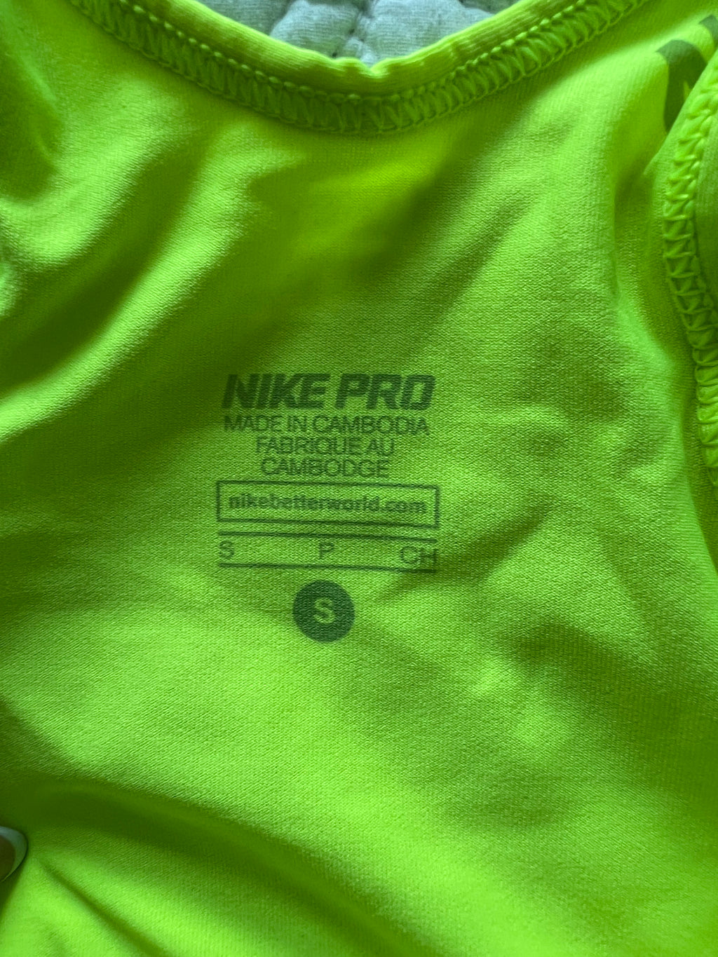 Nike neon top