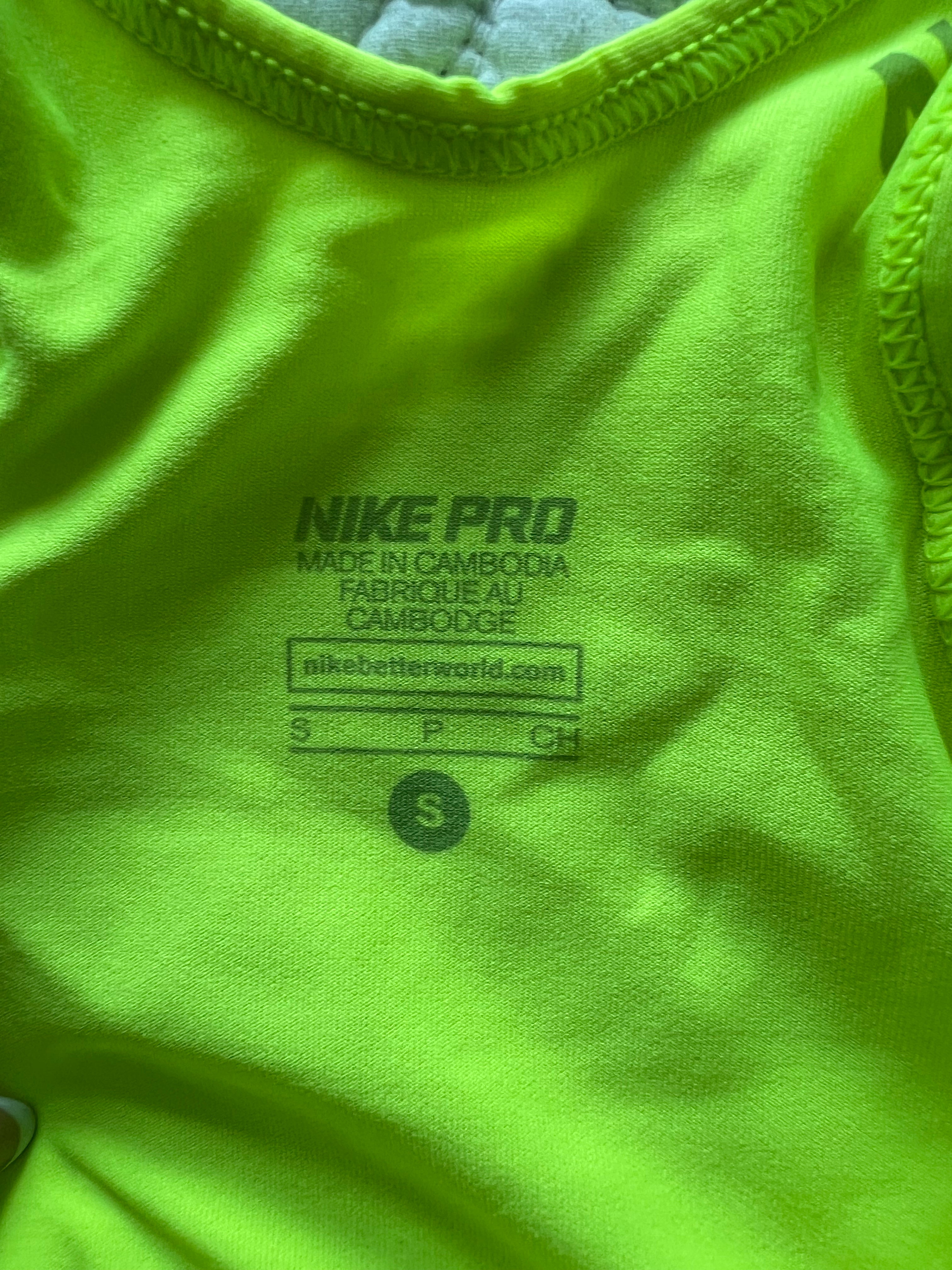 Nike neon top