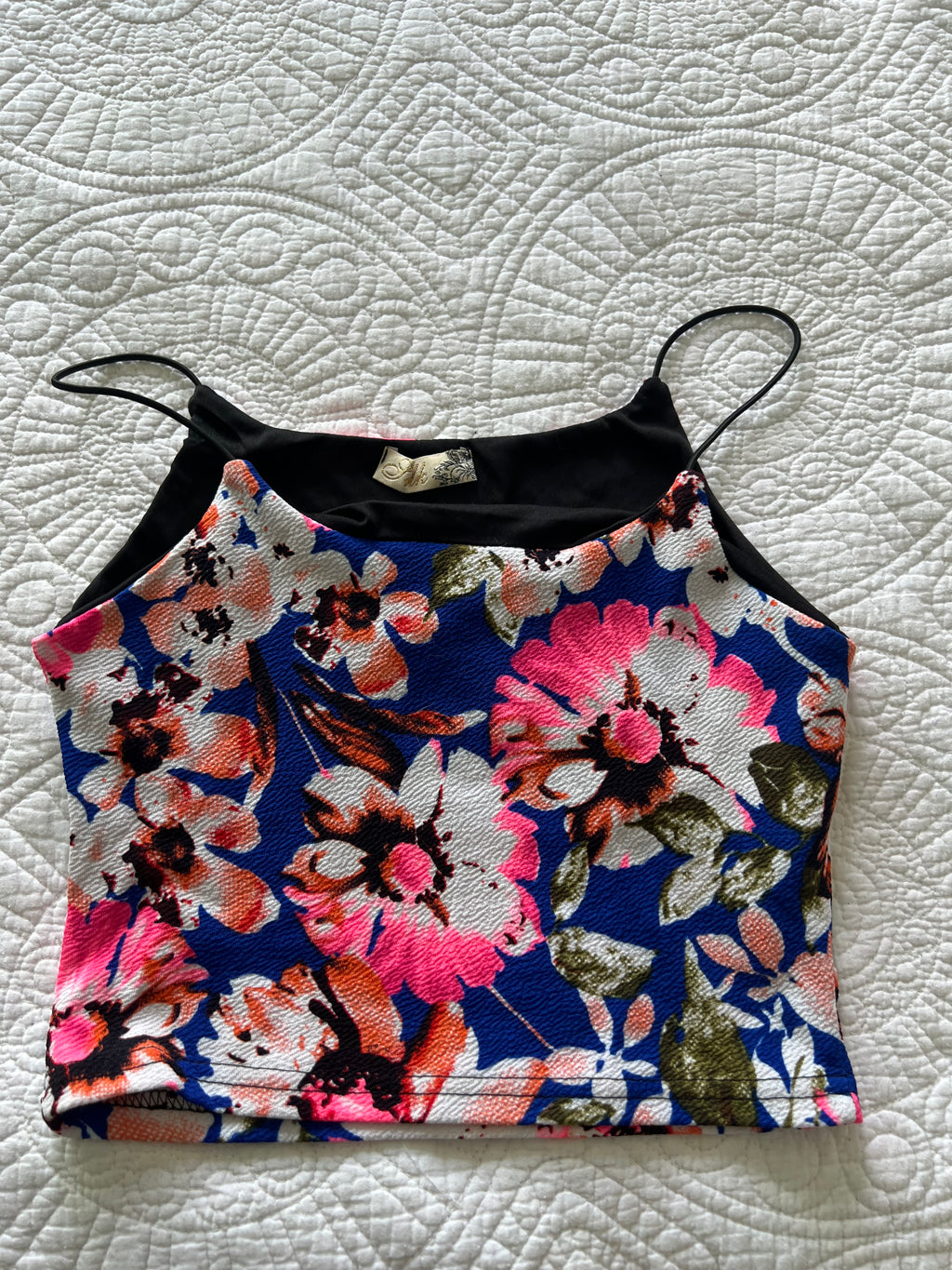 Floral crop top