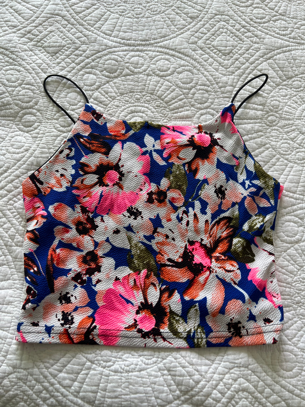 Floral crop top