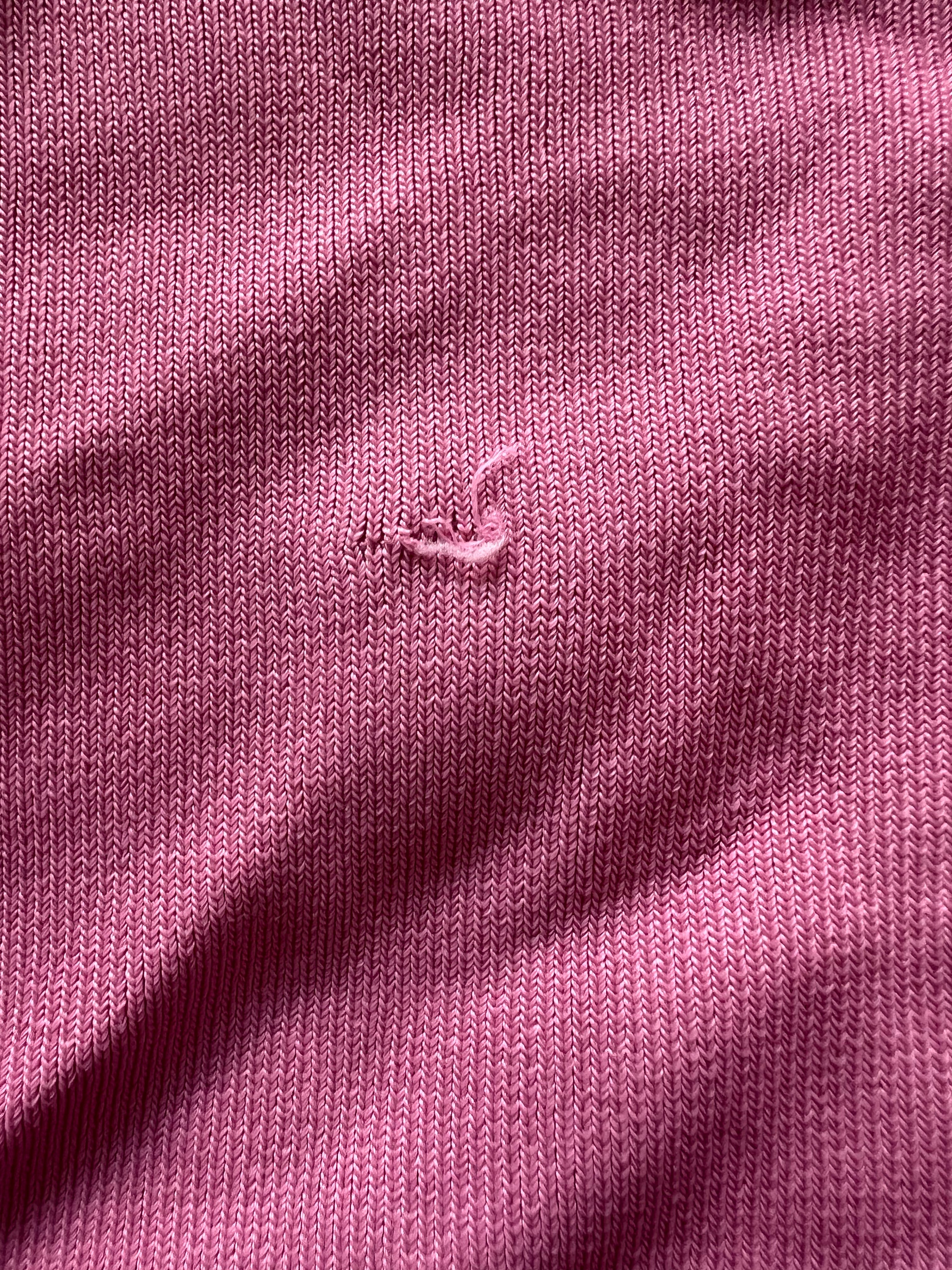 V neck pink top