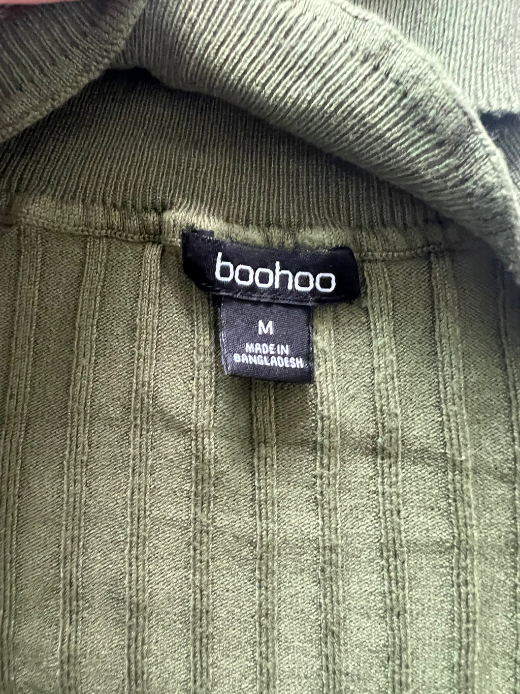 Khaki turtle neck top