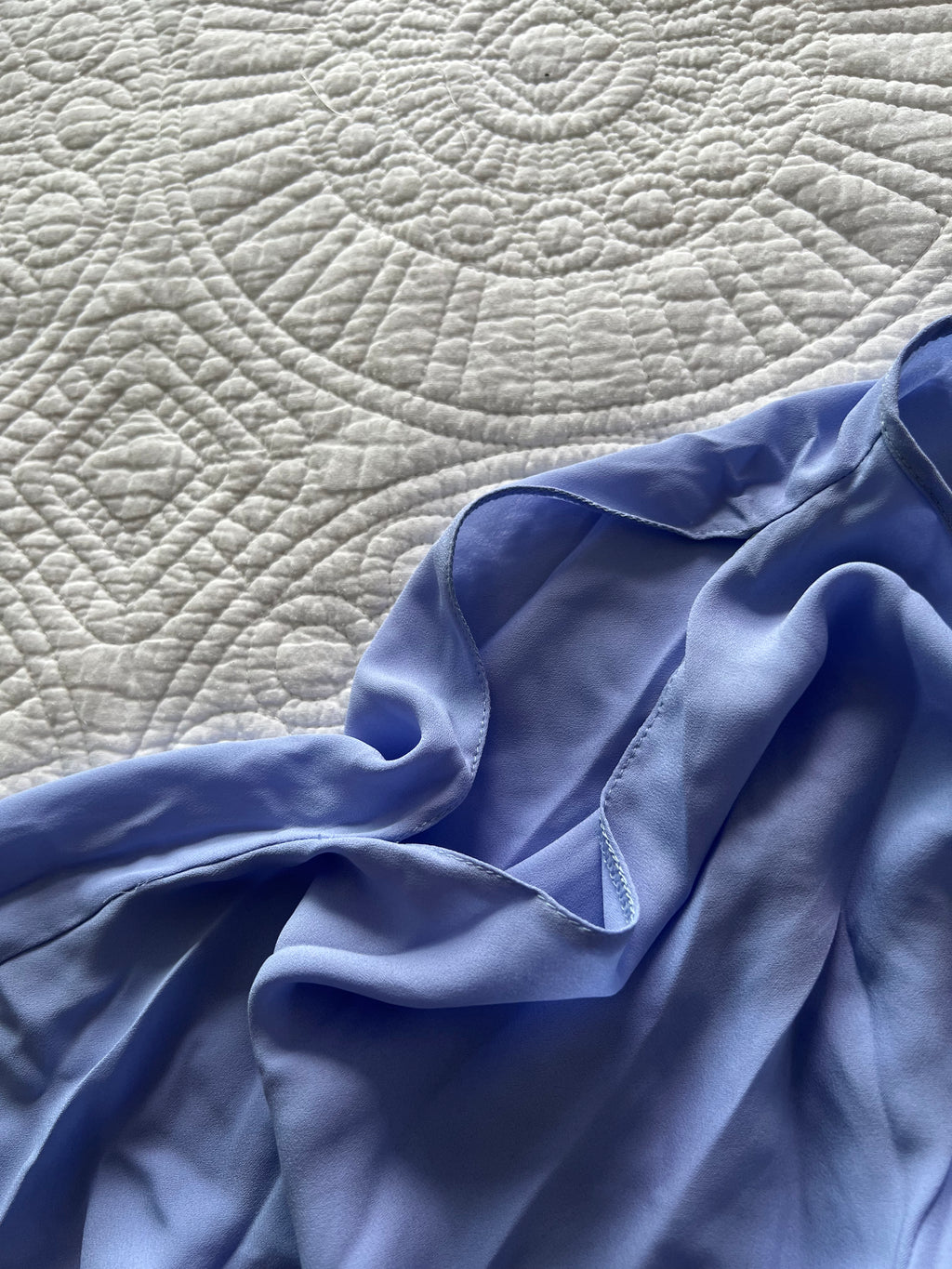 Blue shawl