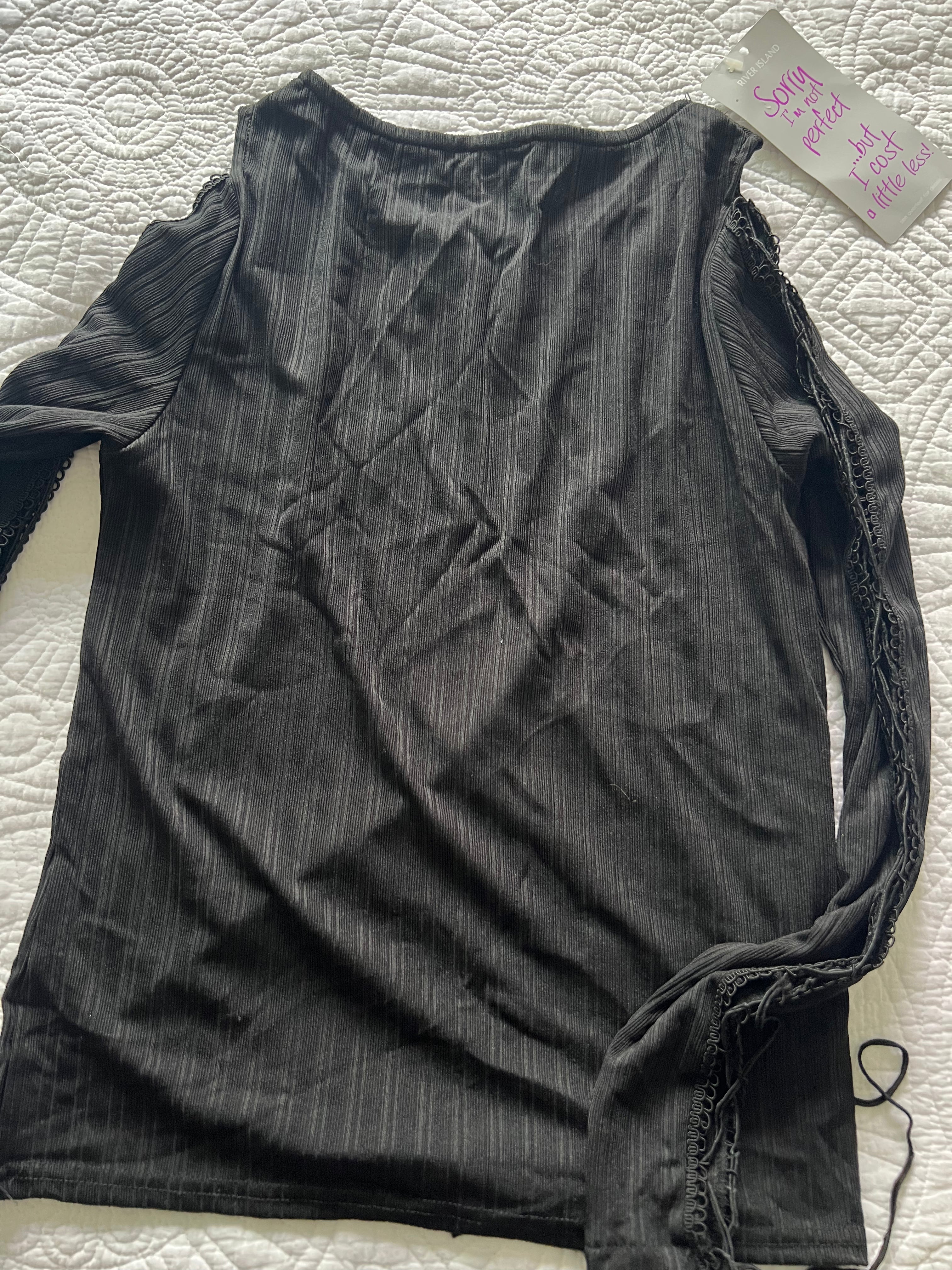 Long sleeve black top