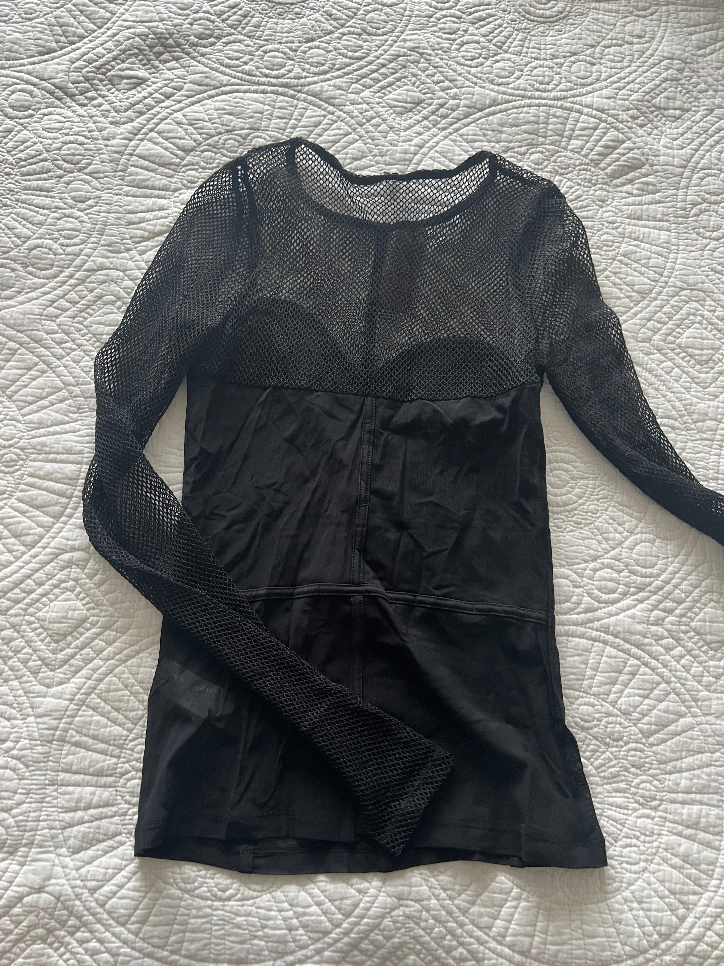 Black long sleeve top