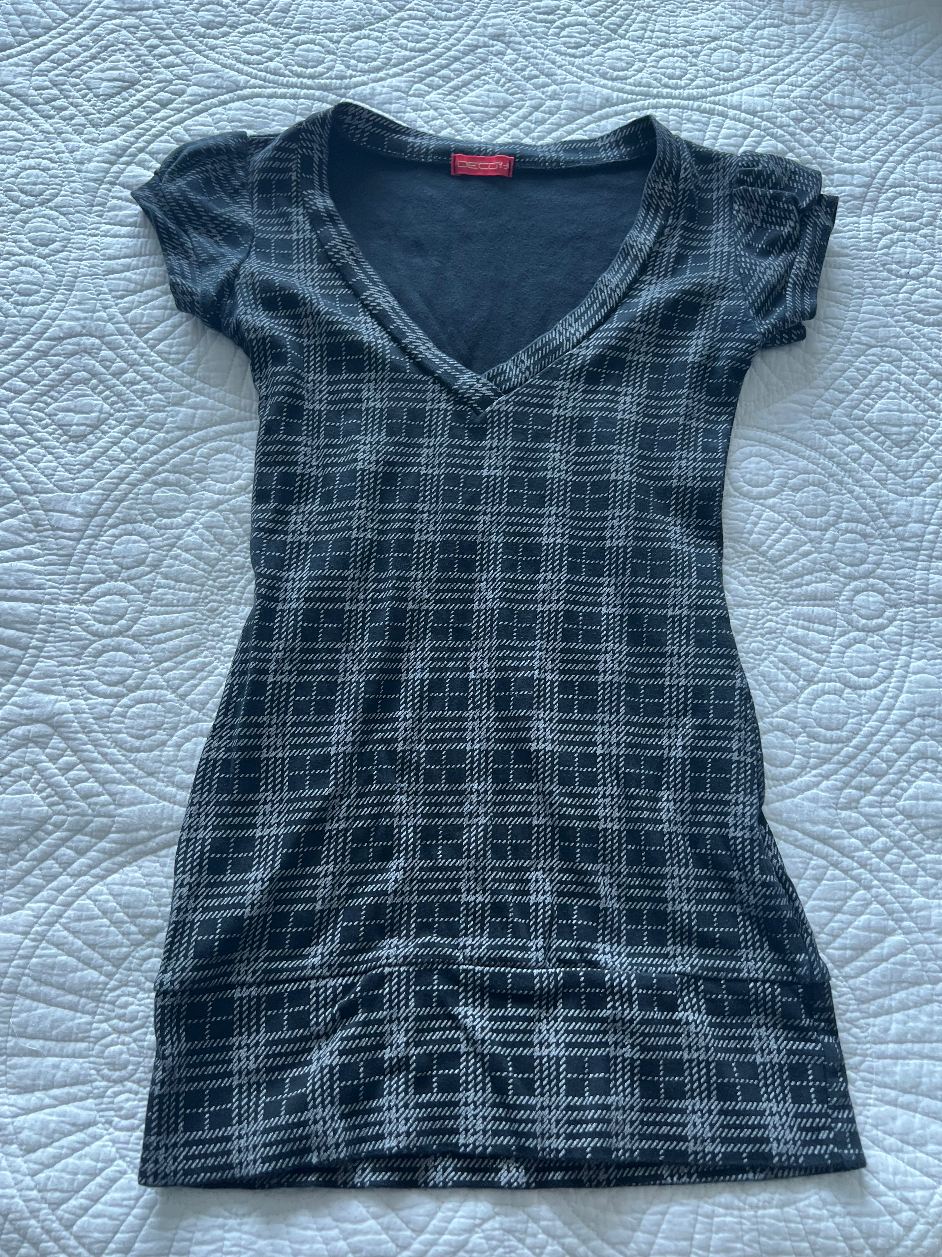 Plaid mini dress