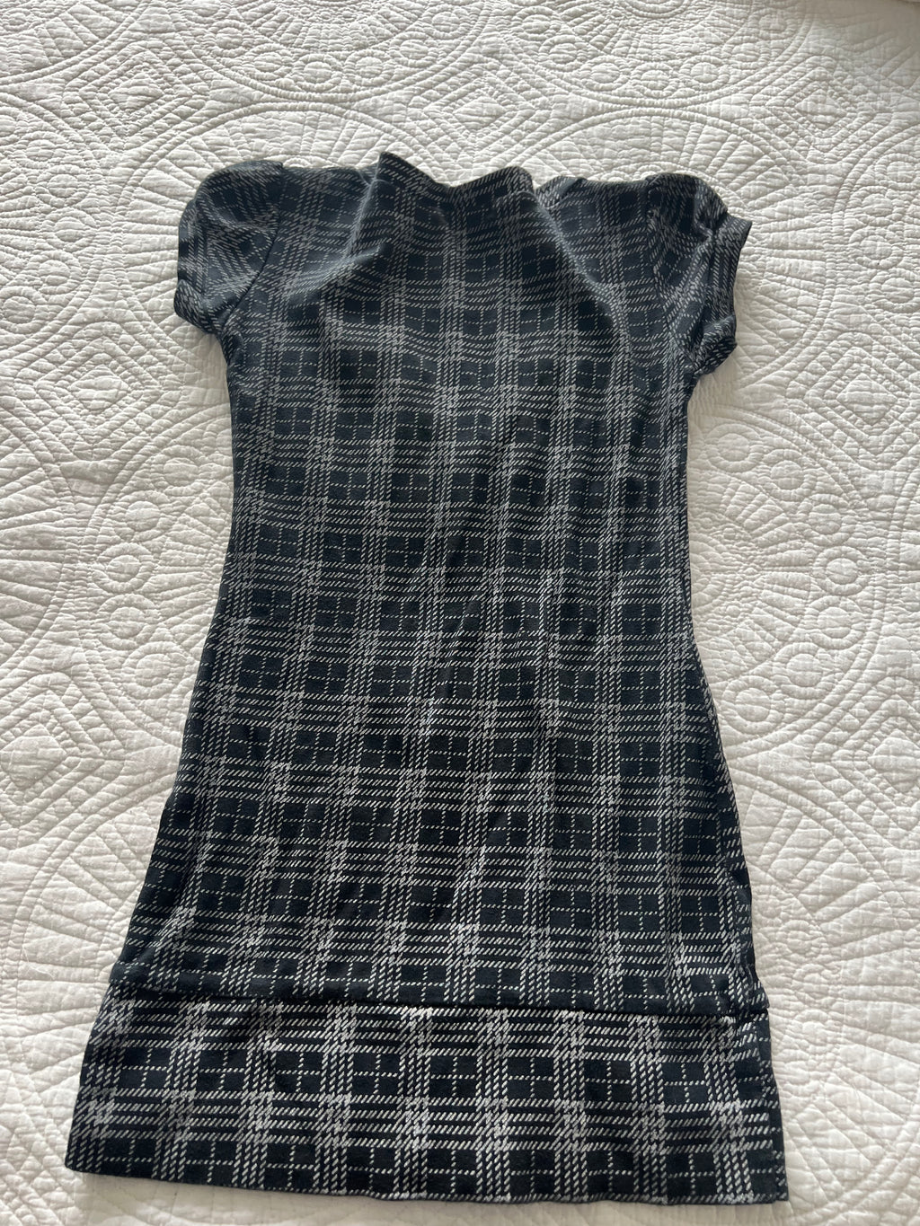 Plaid mini dress