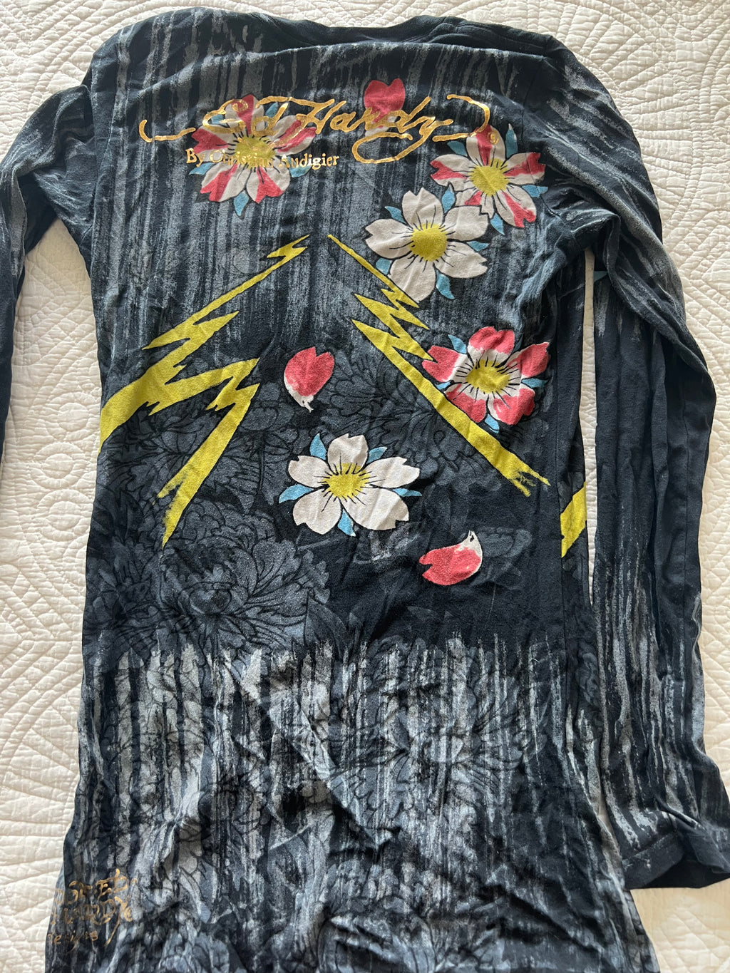 Ed Hardy long sleeve top/dress