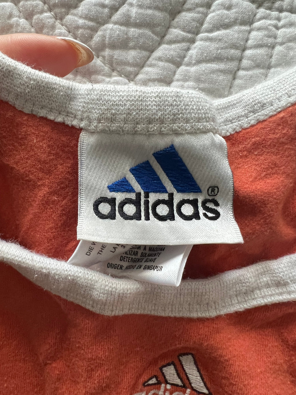 Adidas orange top