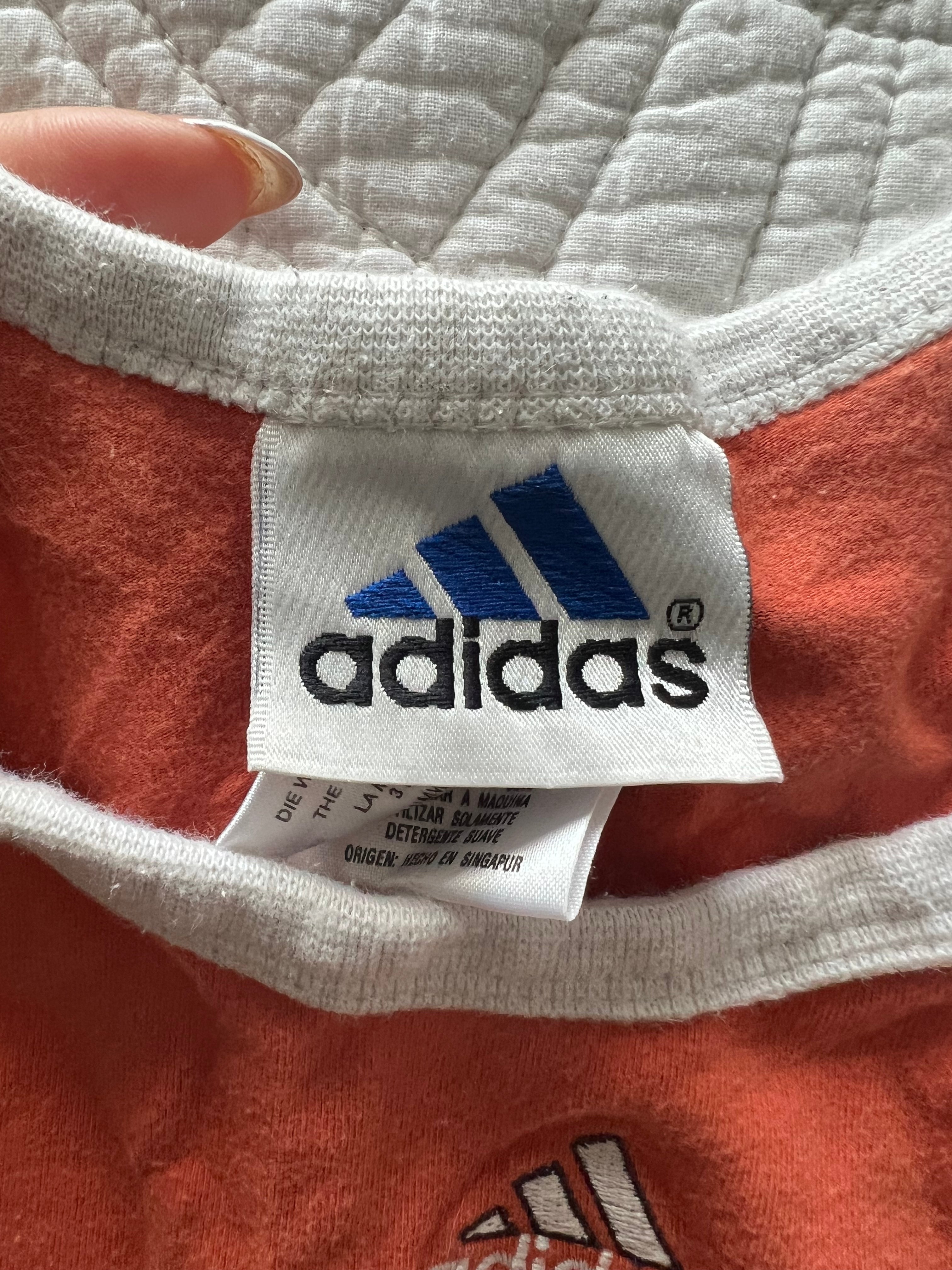 Adidas orange top