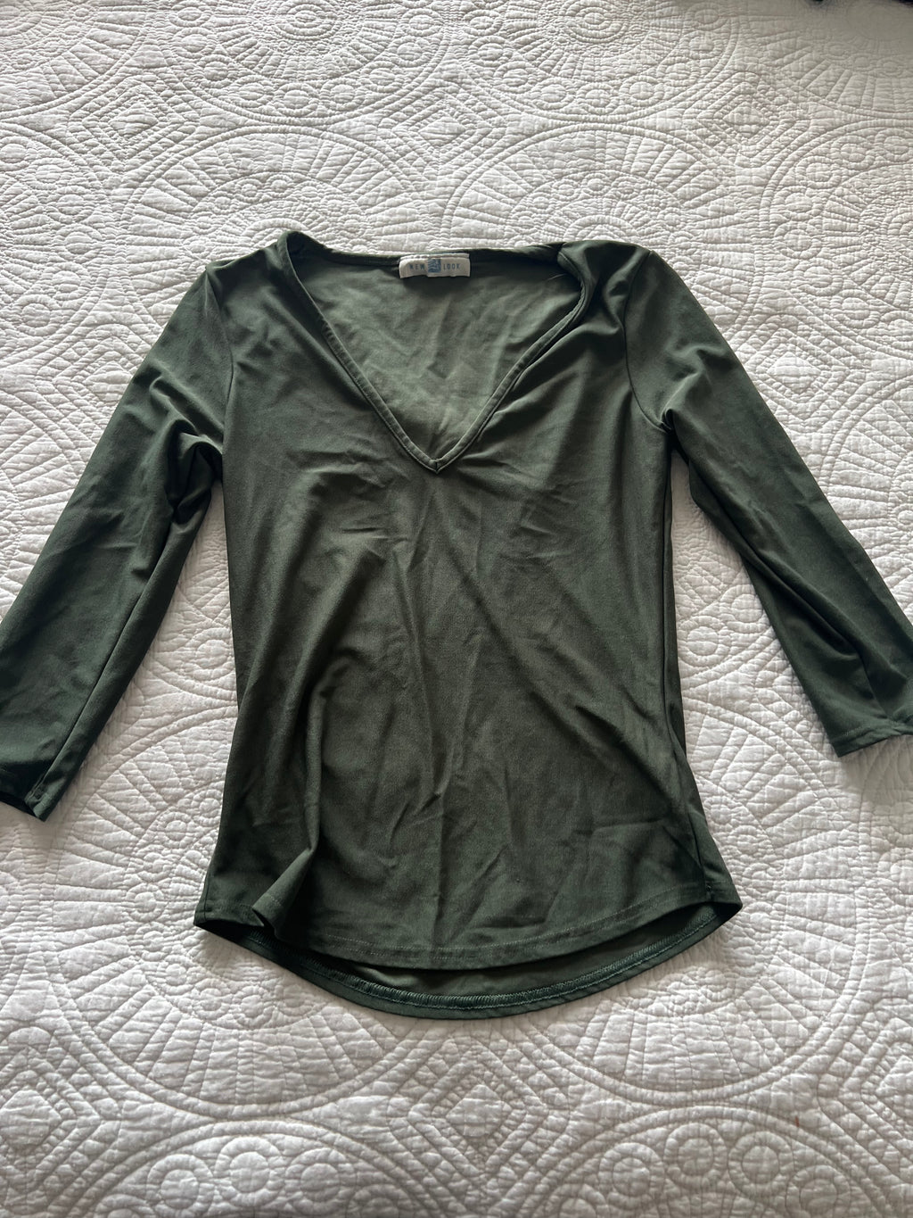 Green long sleeve top