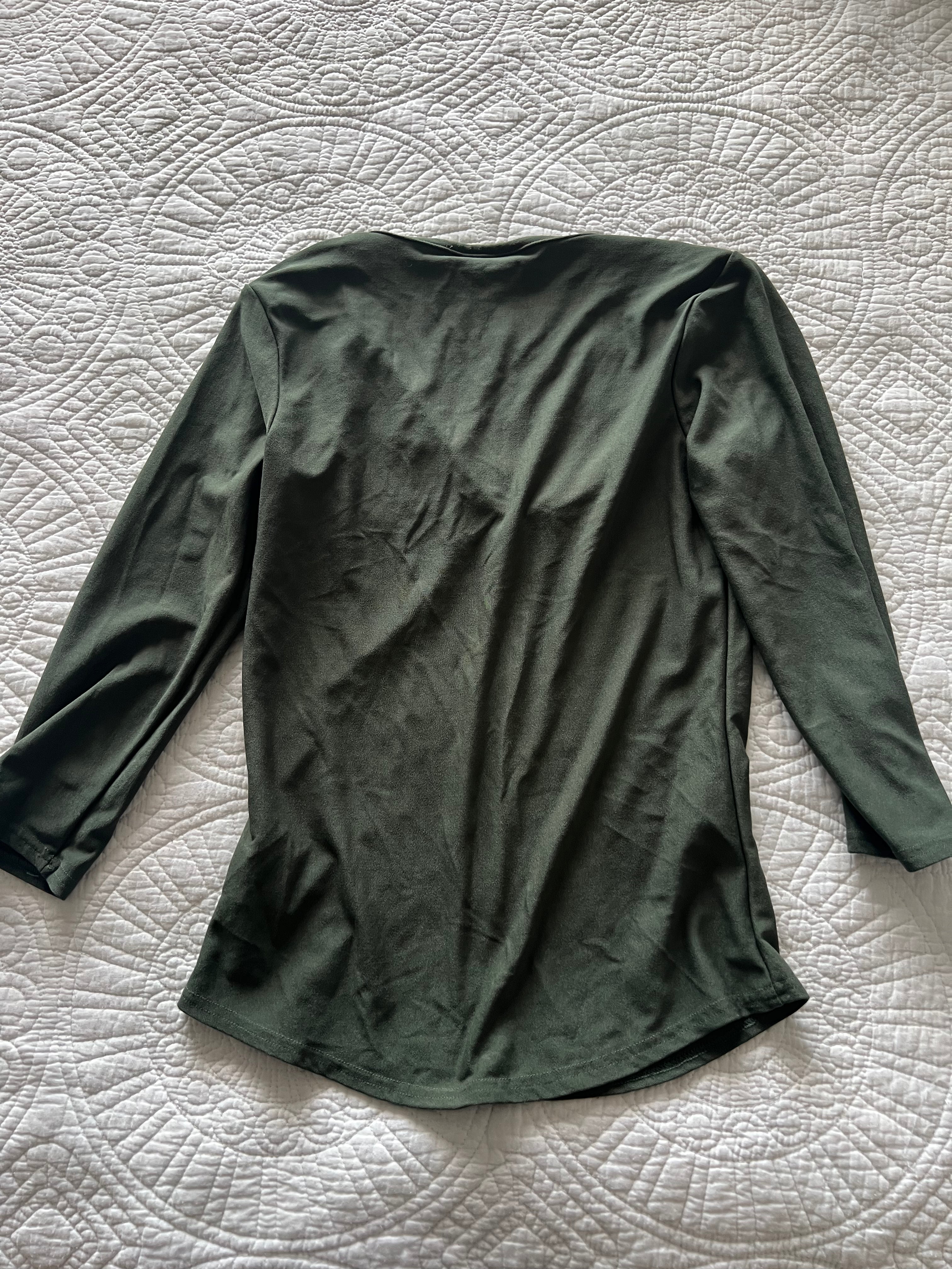 Green long sleeve top
