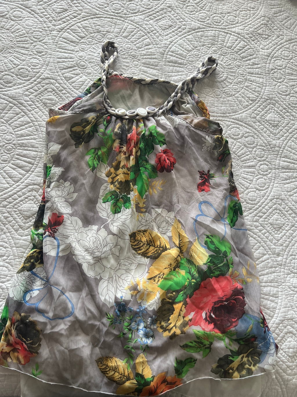 Flower print top