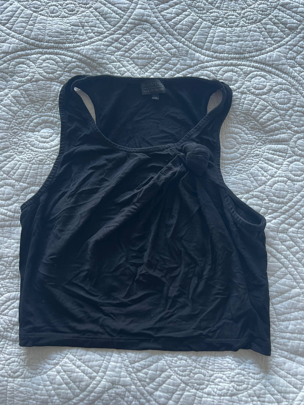 Black crop top