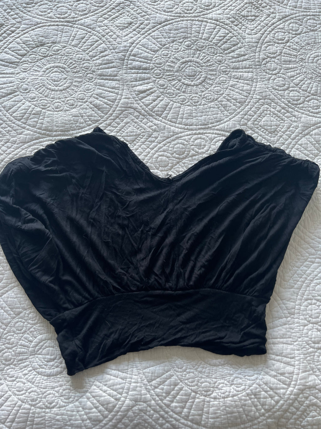 Black crop top