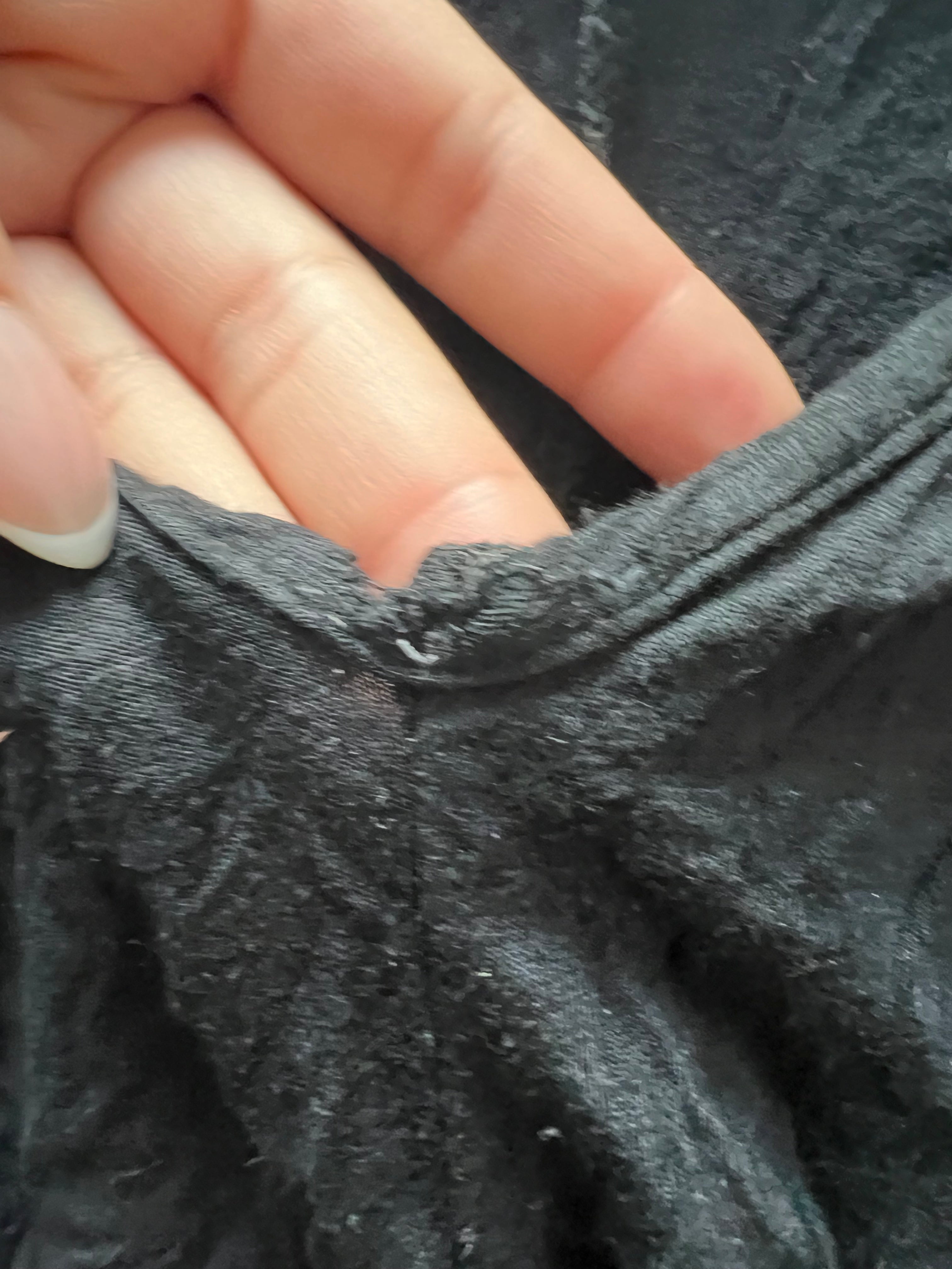 Black crop top