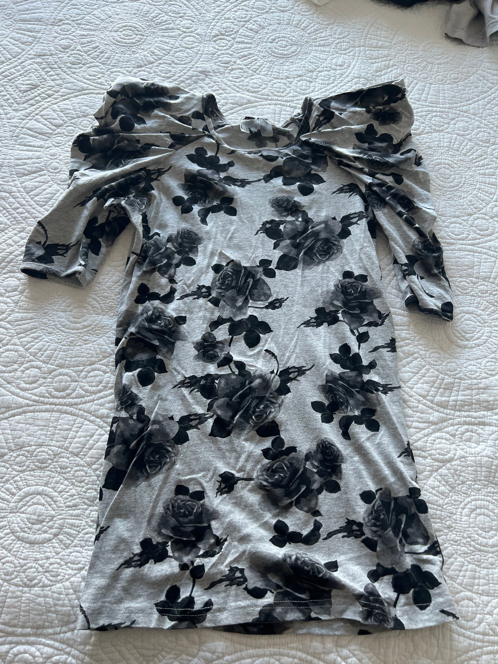 Flower patterned top