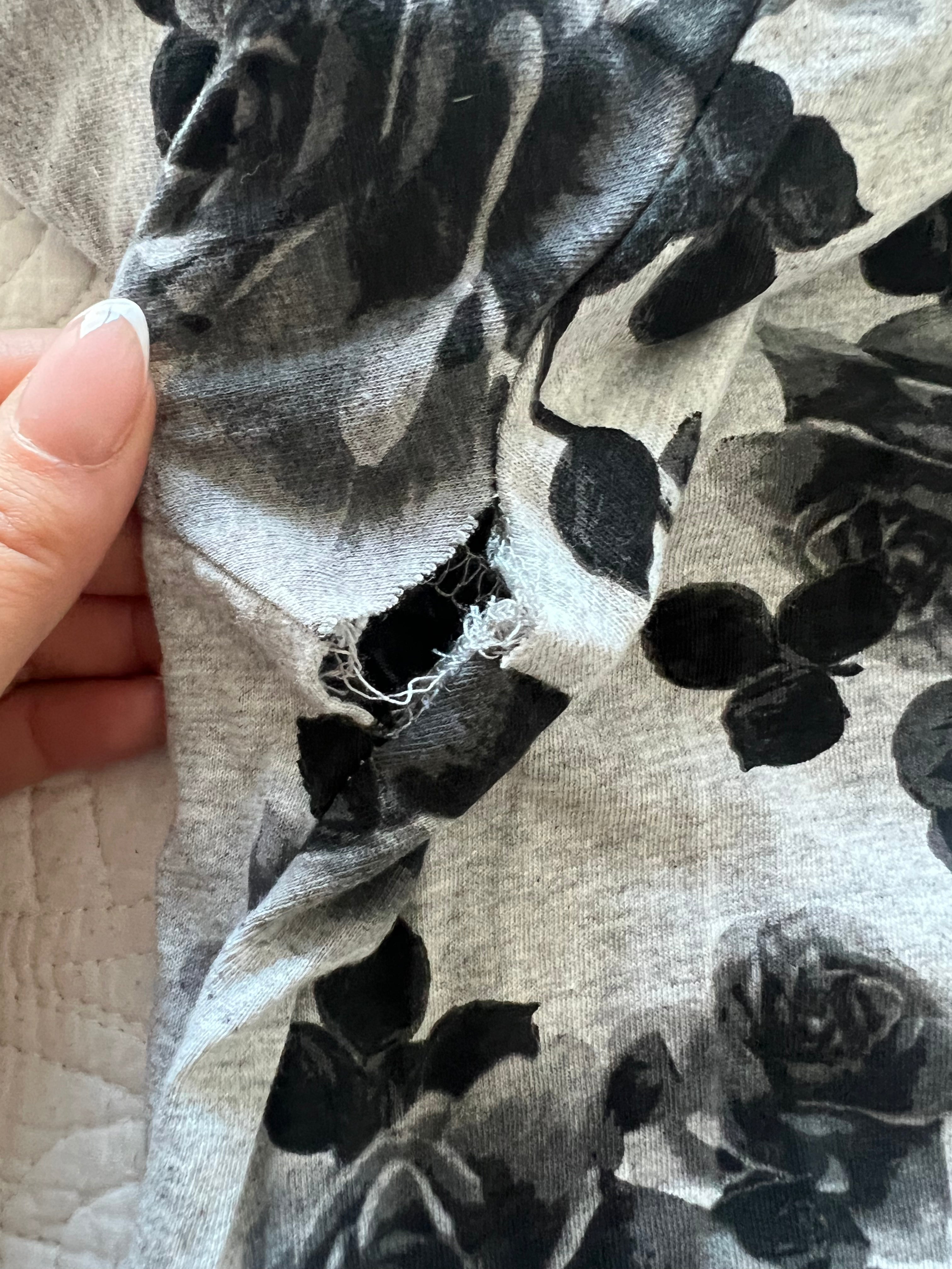 Flower patterned top