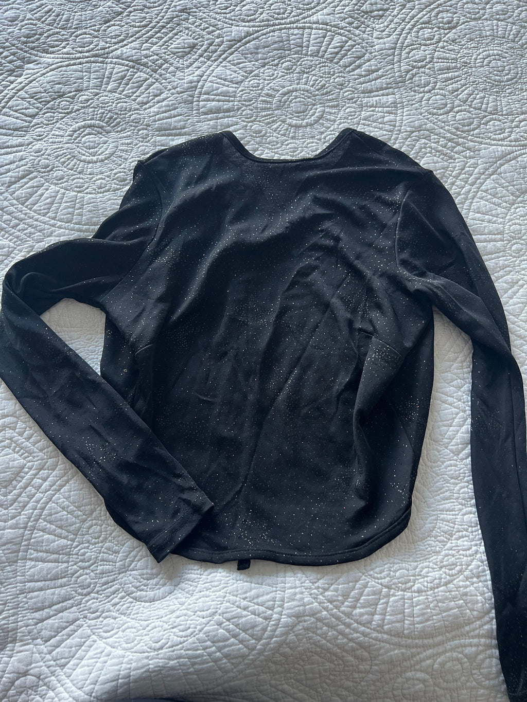 Black long sleeve top